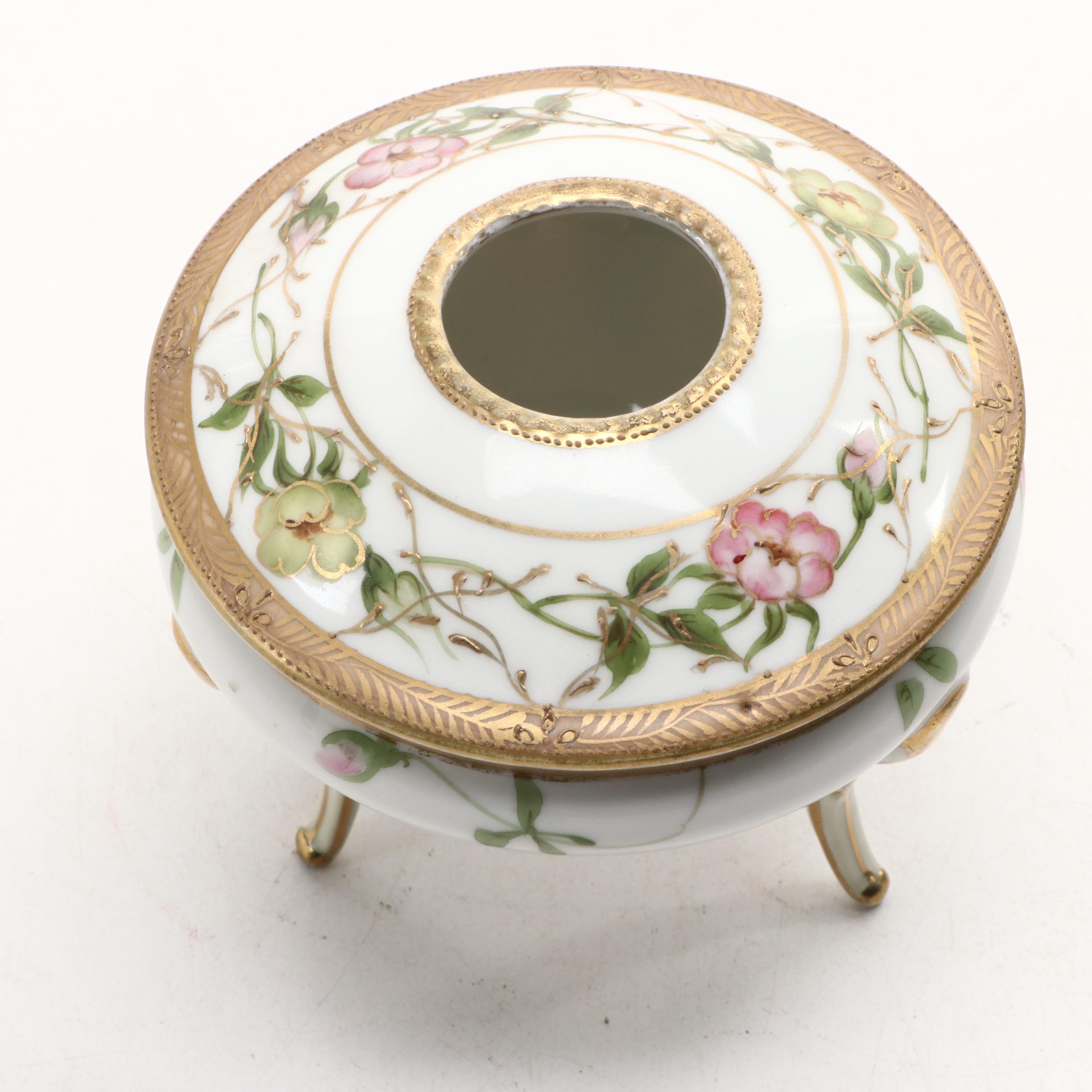 Nippon and Other Porcelain Hair Receivers, Early 20th Century EBTH