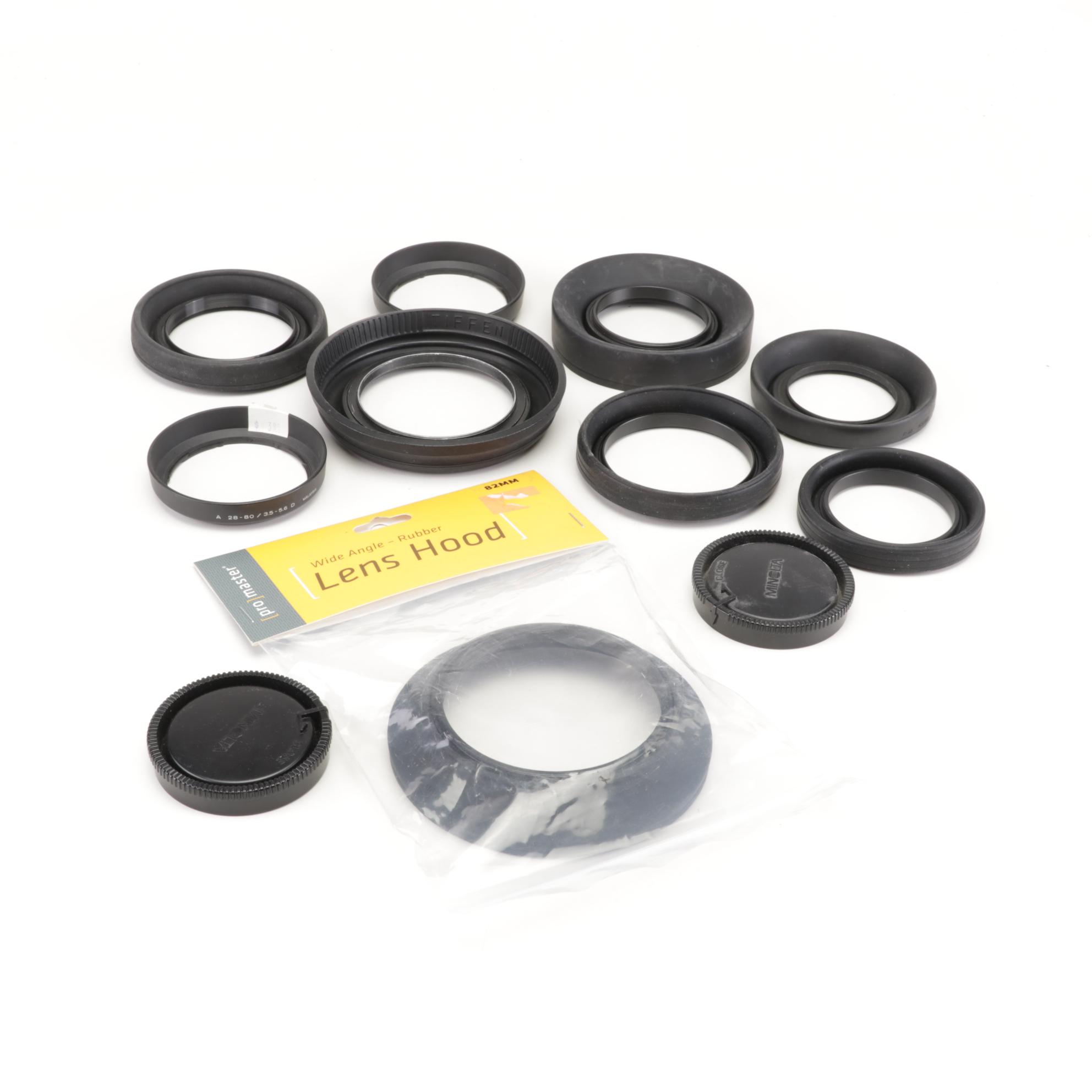 Minolta Cameras and Lenses, Sigma Lens, Lens Hoods and Camera Bag