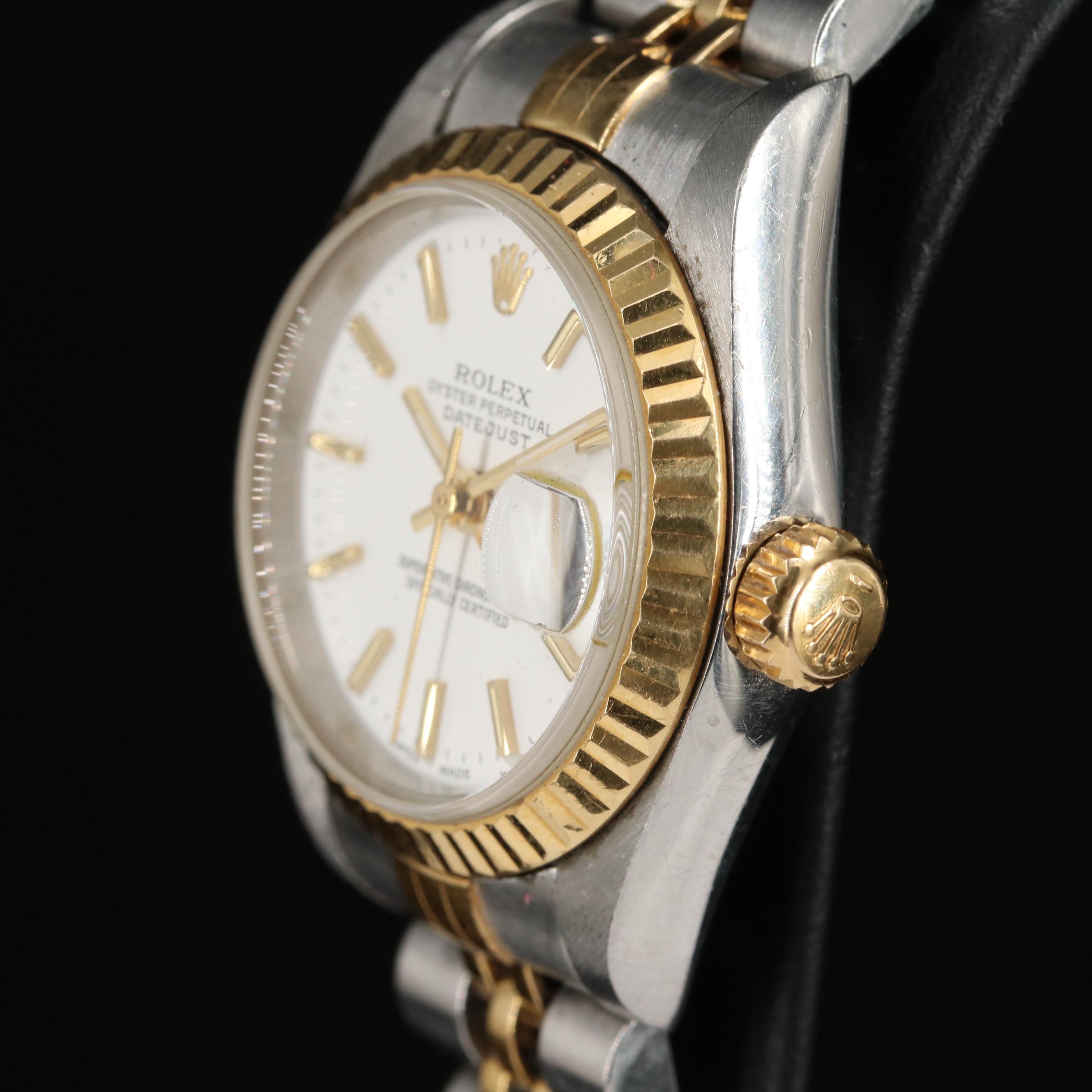 1999 Rolex Oyster Perpetual Two-Tone Datejust Watch