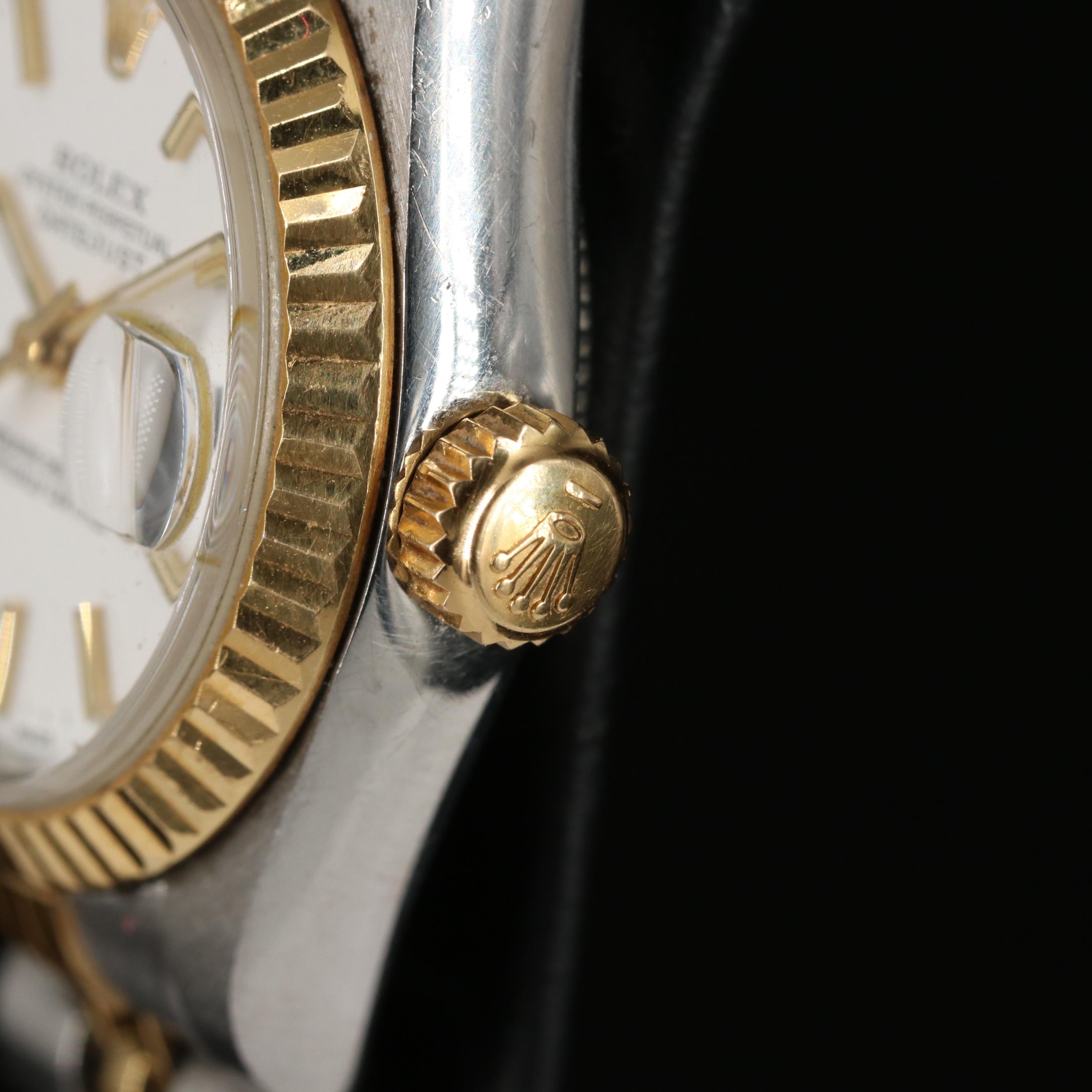 1999 Rolex Oyster Perpetual Two-Tone Datejust Watch