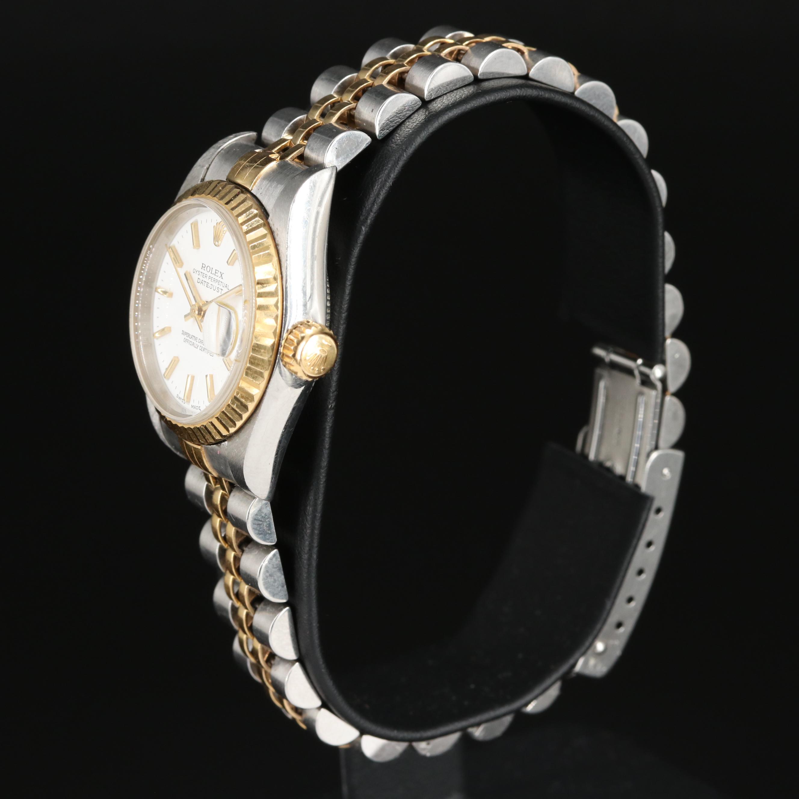 1999 Rolex Oyster Perpetual Two-Tone Datejust Watch