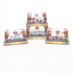 Four Code 3 Limited Edition Die Cast 1/64 Scale Fire Trucks, 21st Century