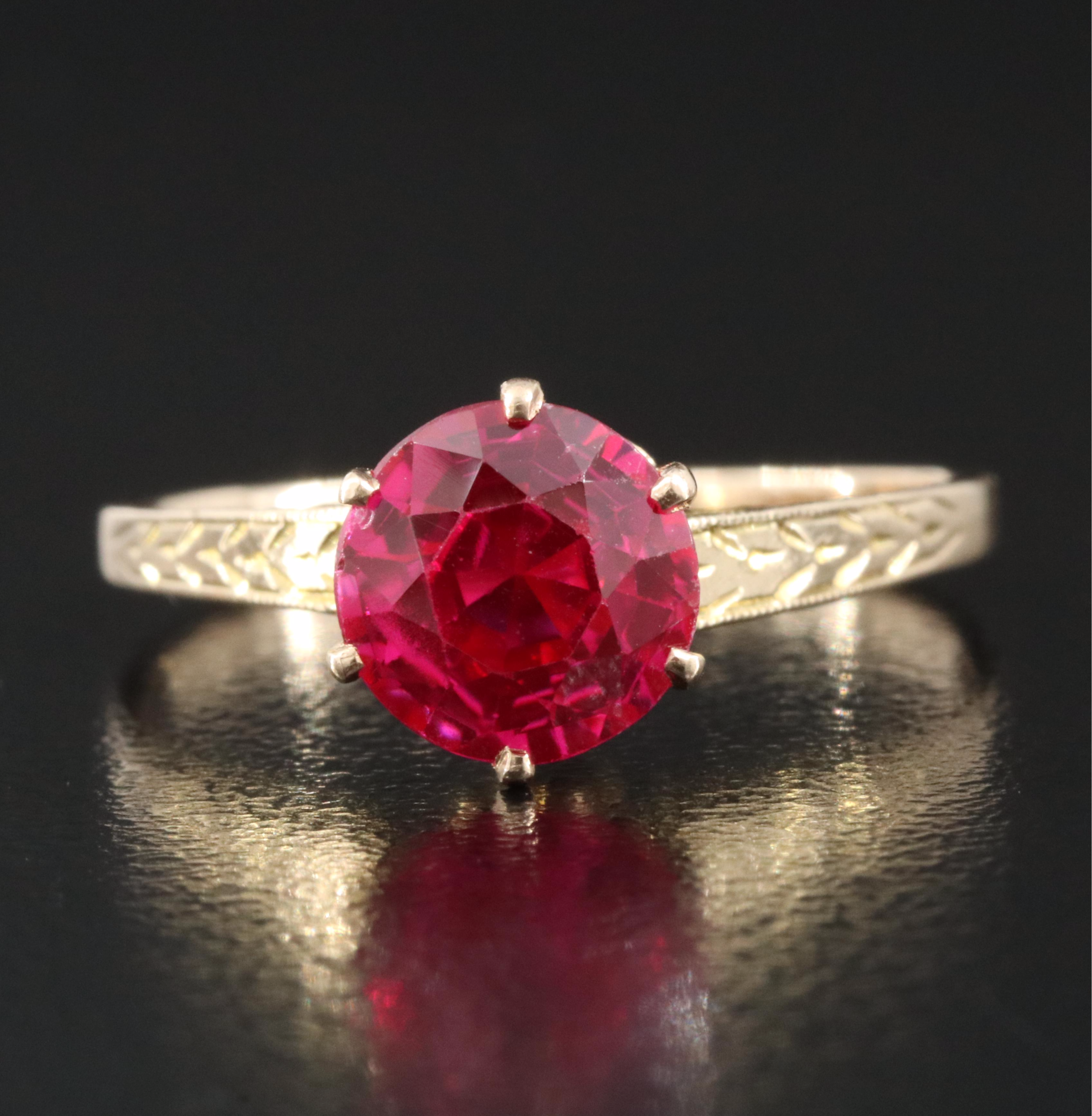 10K Ruby Ring