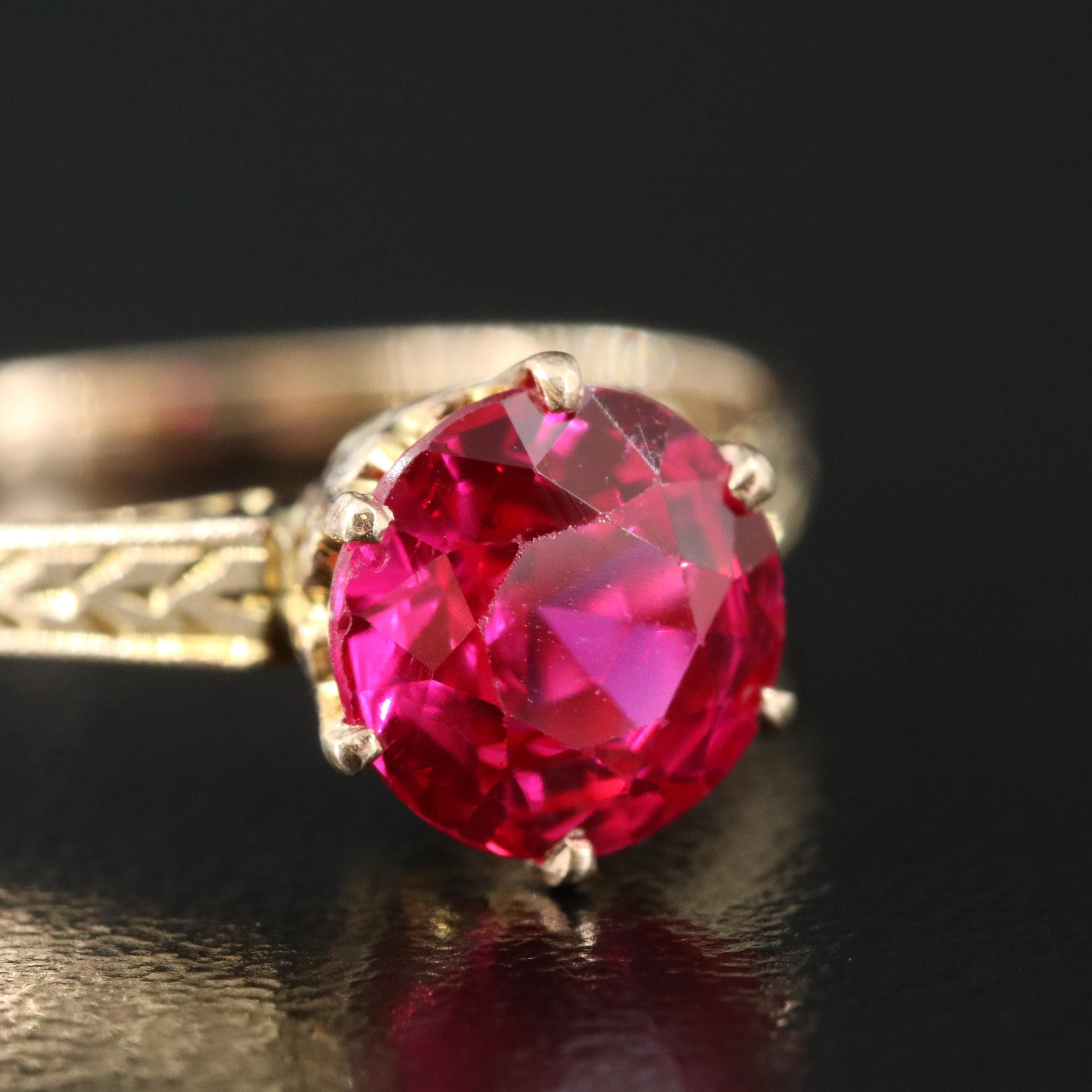 10K Ruby Ring
