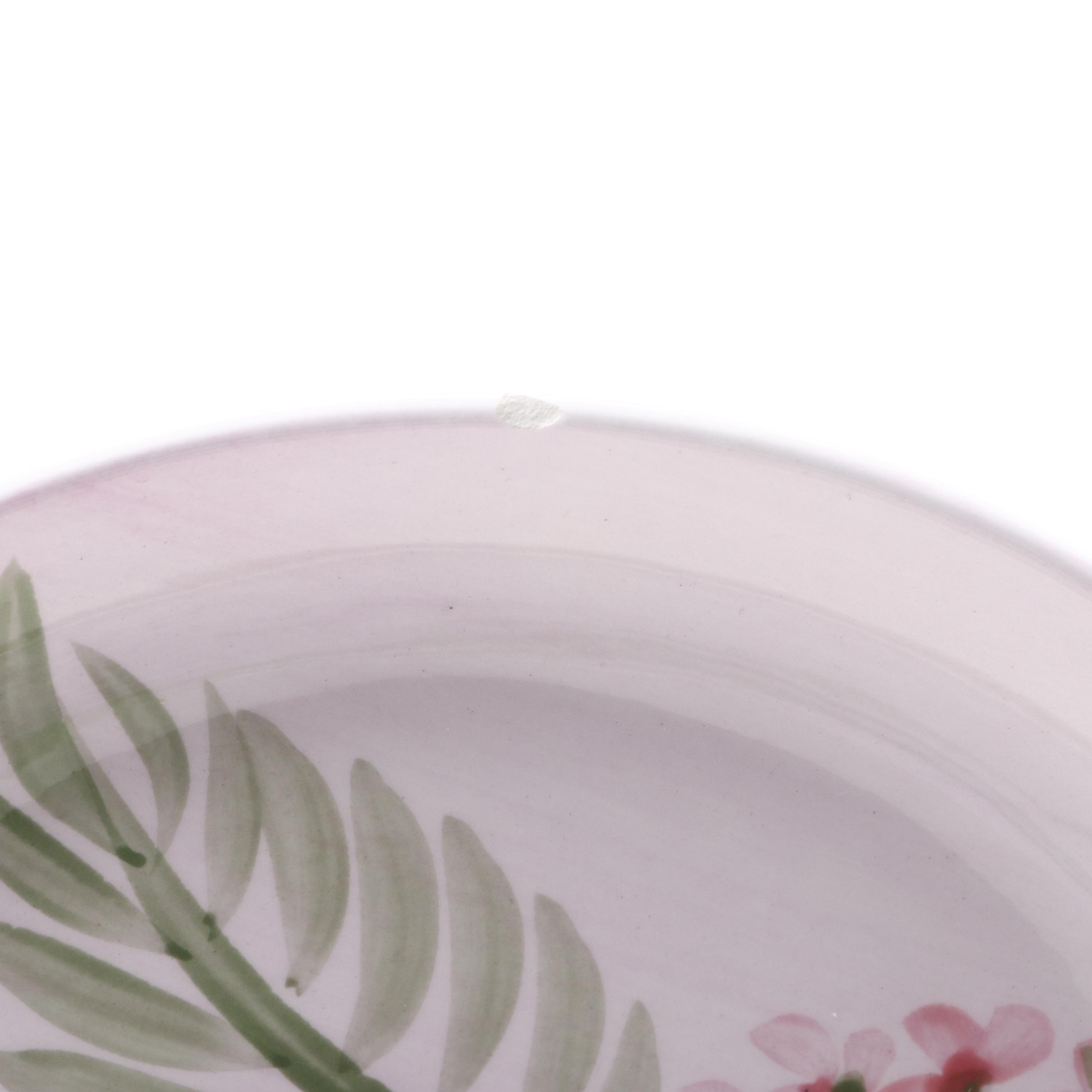 Cooks Club Ceramic Floral Plates