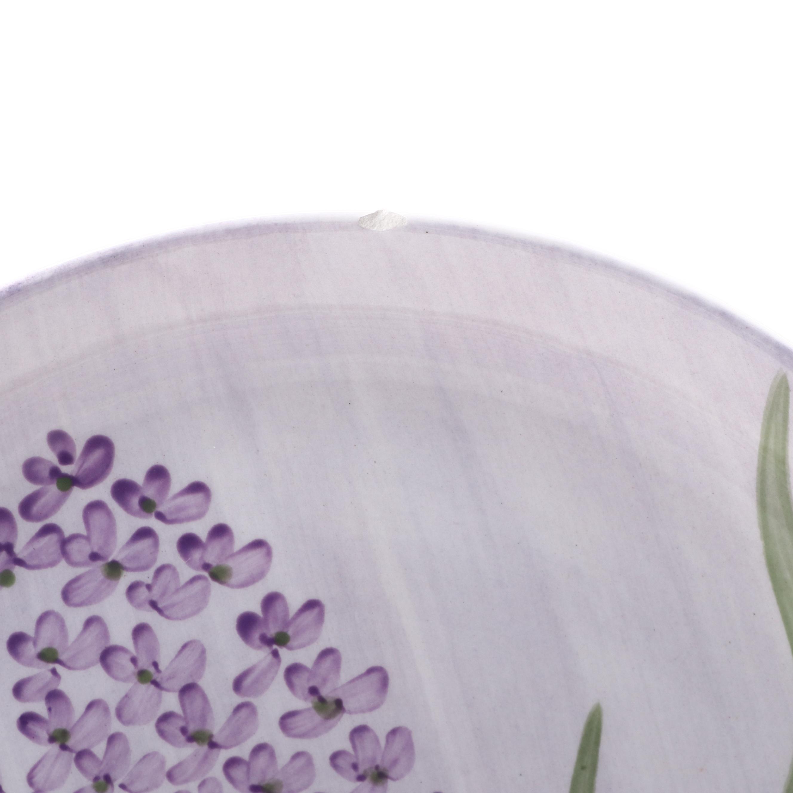 Cooks Club Ceramic Floral Plates