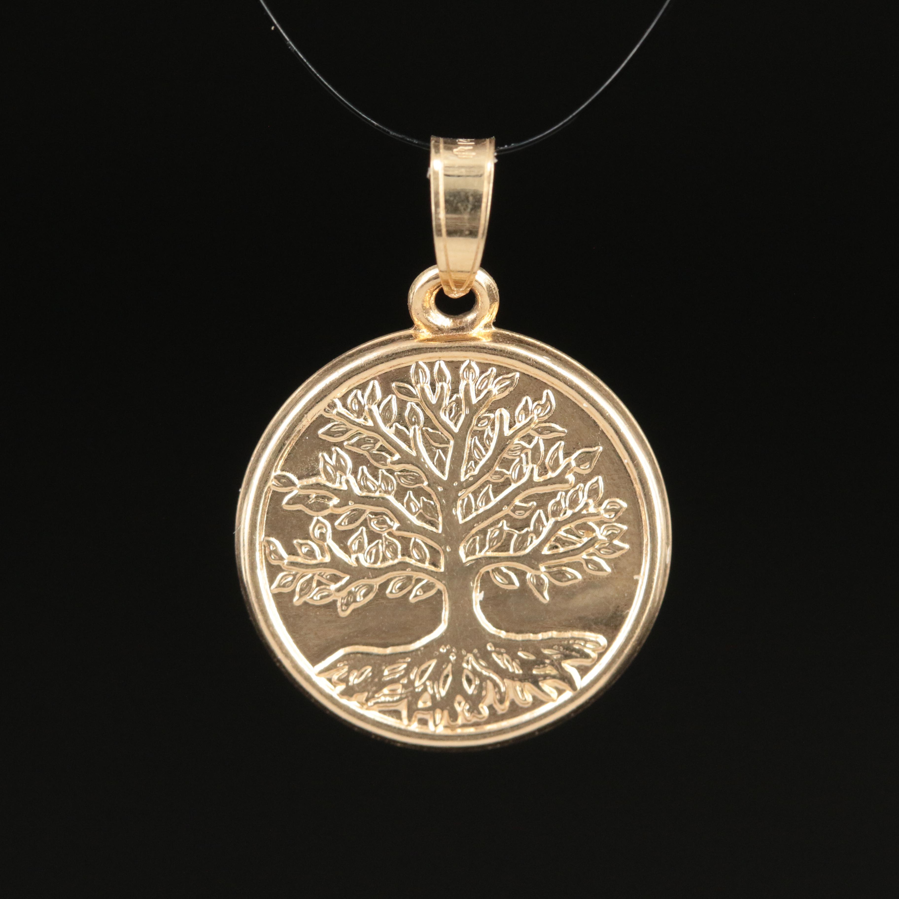 14K Tree of Life Pendant