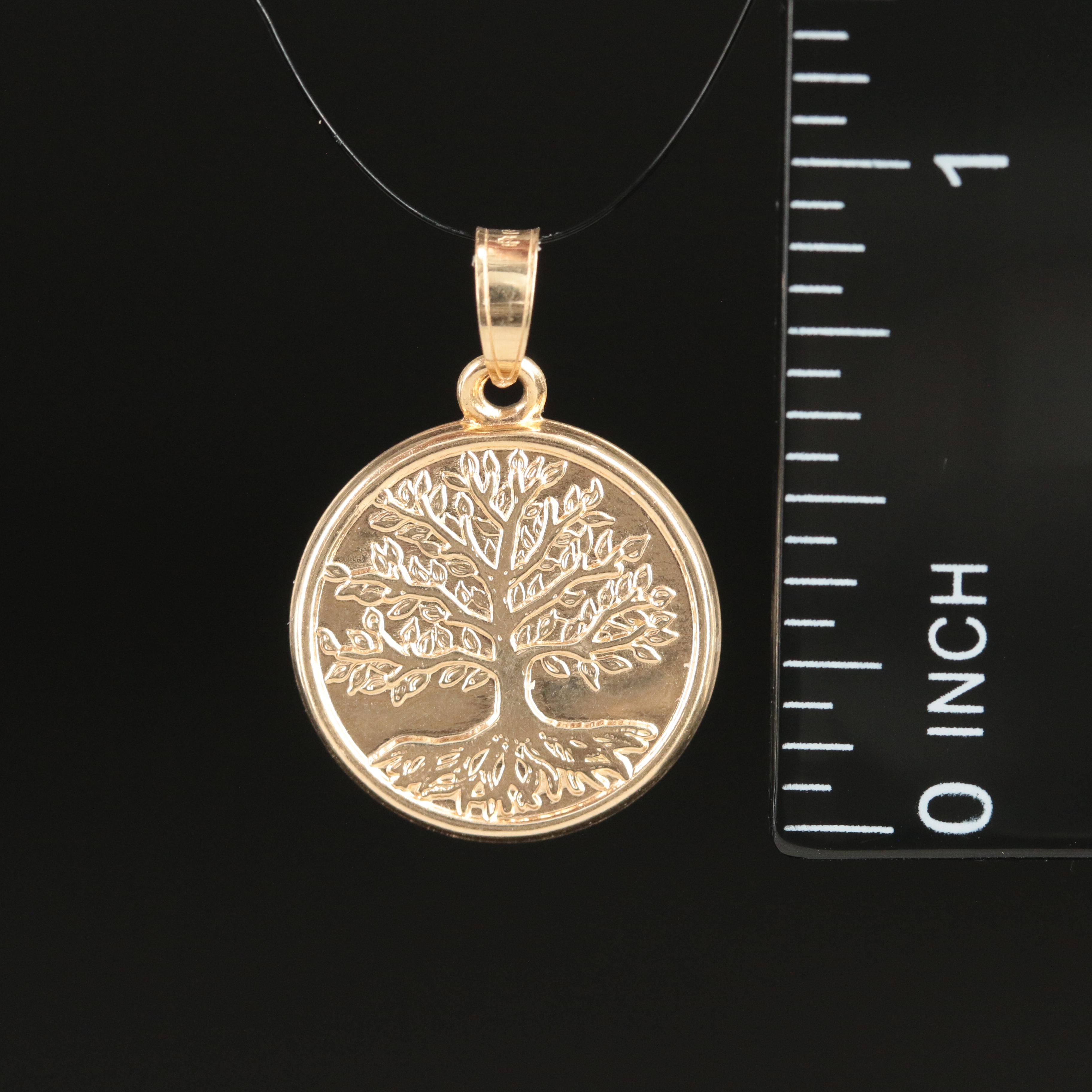 14K Tree of Life Pendant