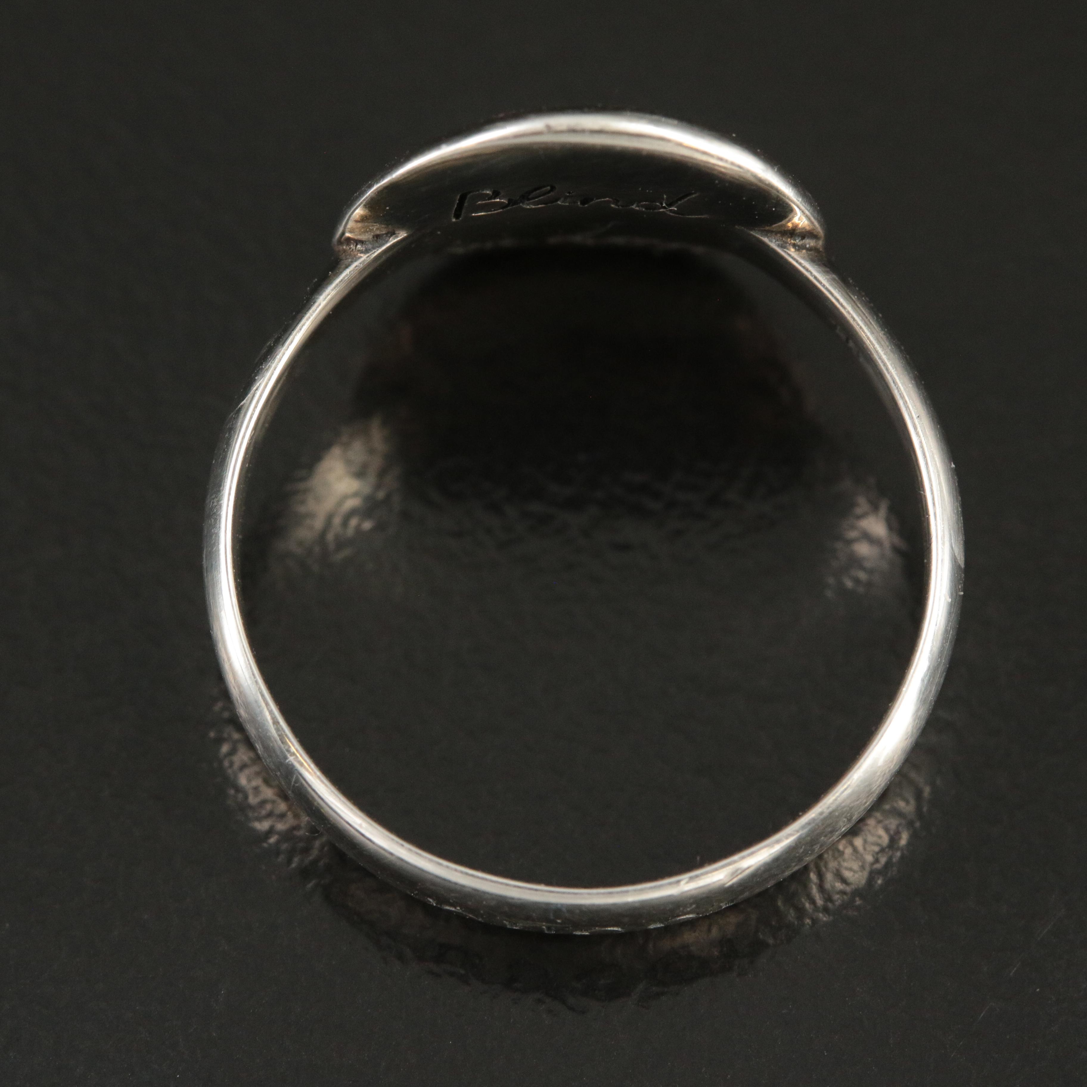 Gucci "Blind for Love" Sterling Mystic Cat Ring