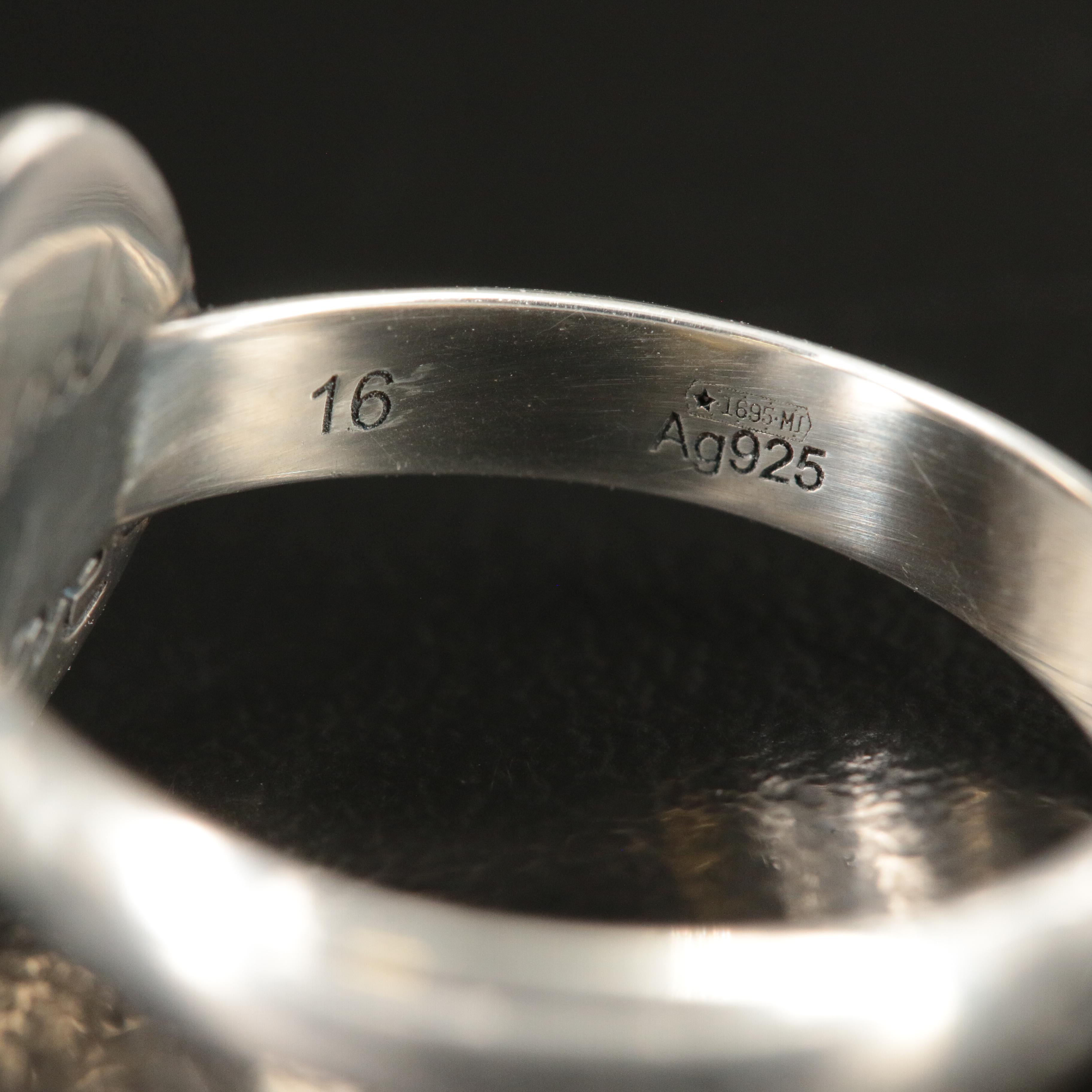 Gucci "Blind for Love" Sterling Mystic Cat Ring