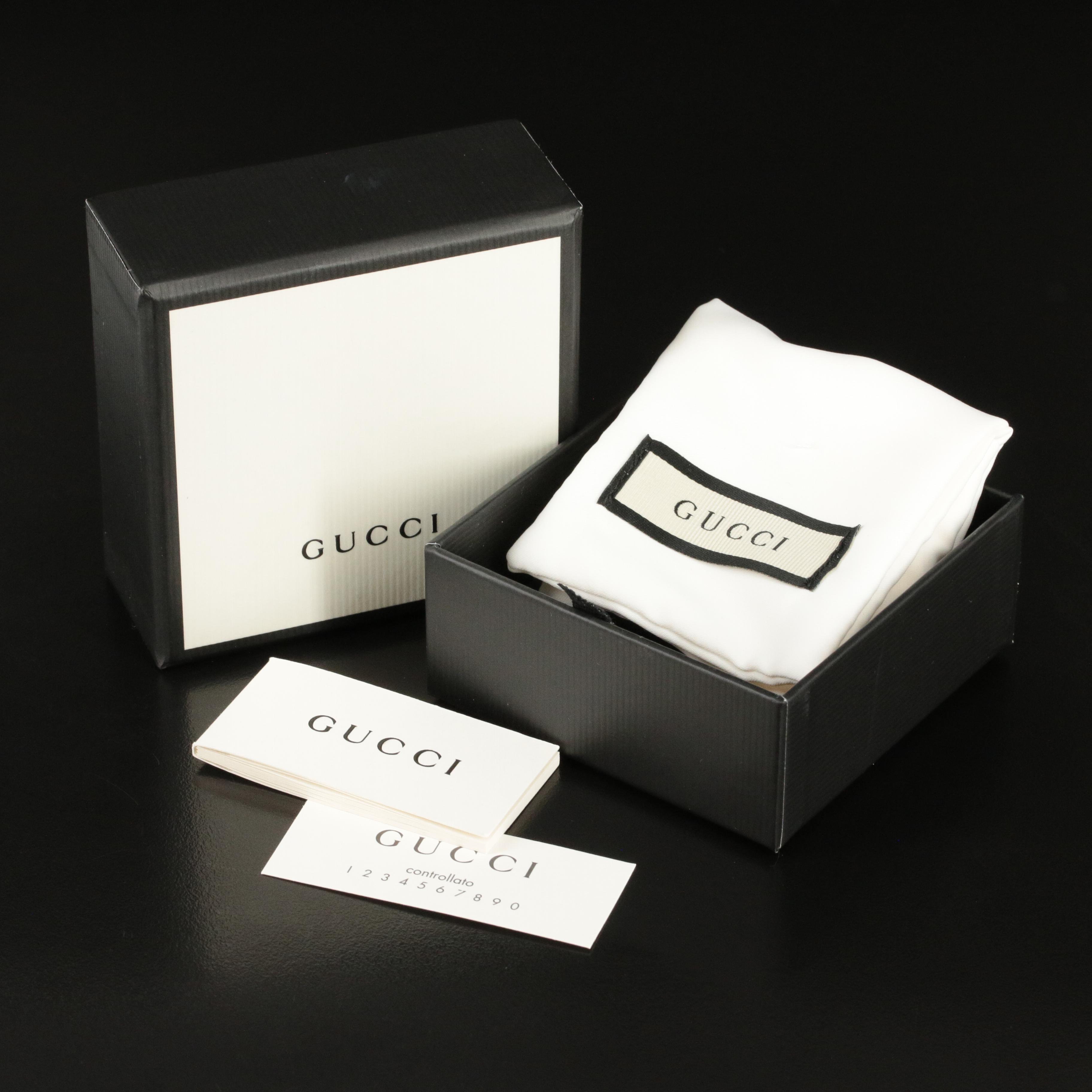 Gucci "Blind for Love" Sterling Mystic Cat Ring