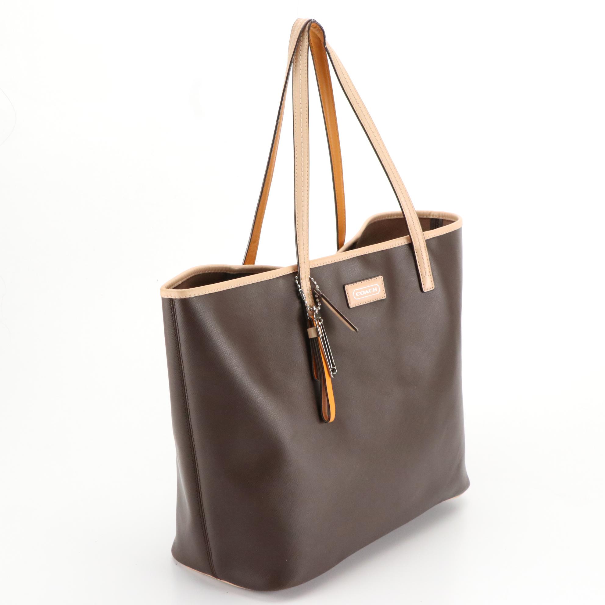 Coach Orange Pleated Soho Bag, Brown Park Metro Tote, Dooney & Bourke Tote