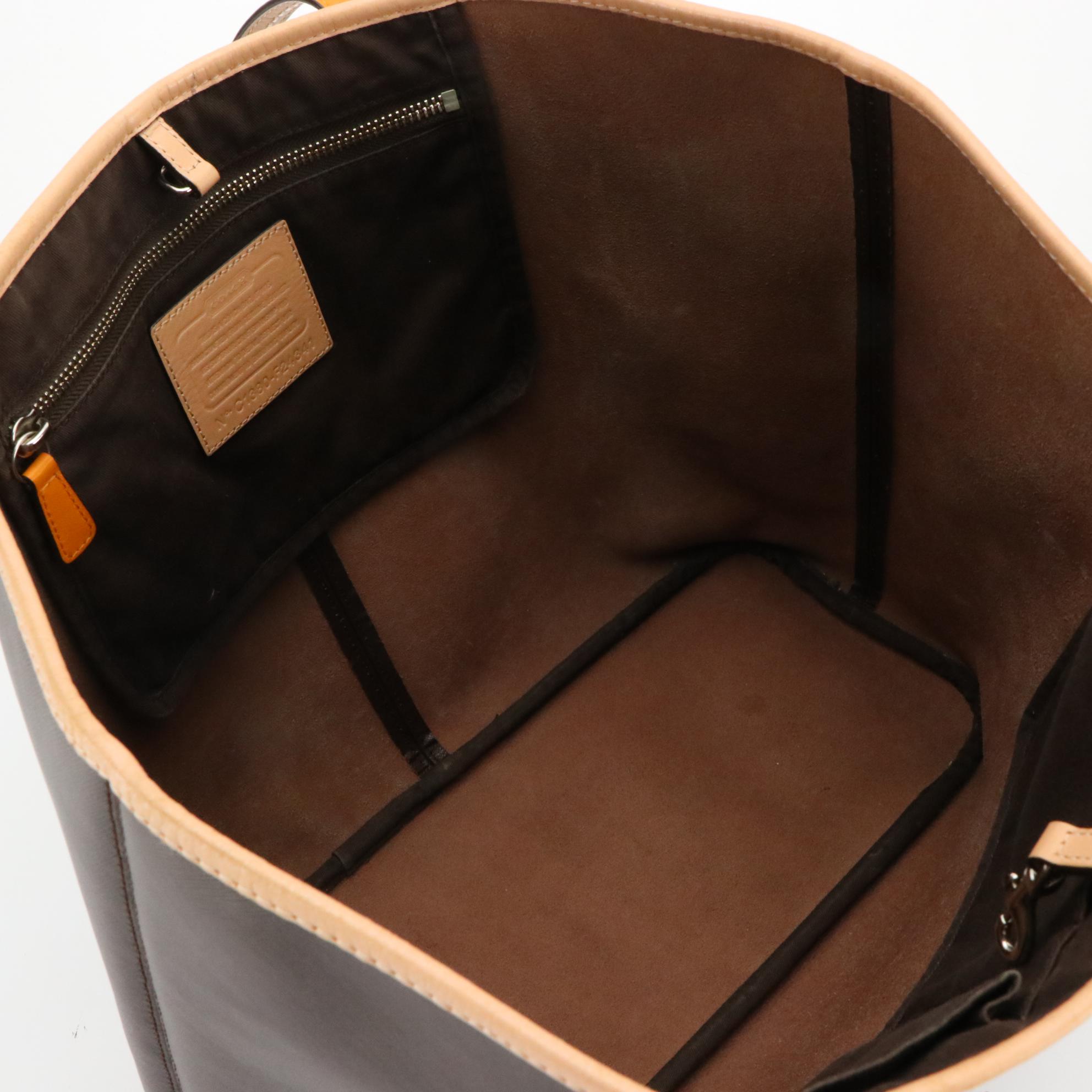 Coach Orange Pleated Soho Bag, Brown Park Metro Tote, Dooney & Bourke Tote