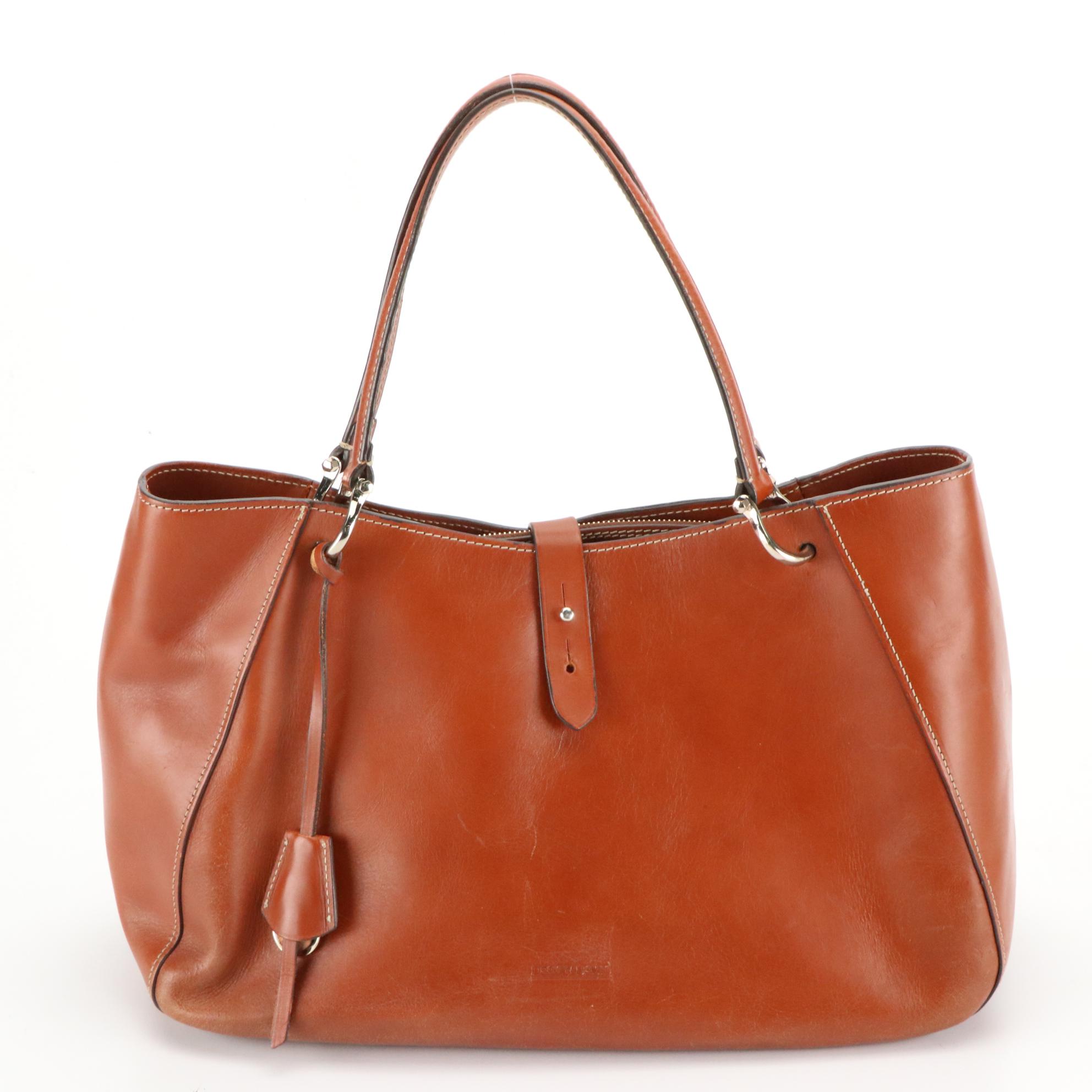 Coach Orange Pleated Soho Bag, Brown Park Metro Tote, Dooney & Bourke Tote