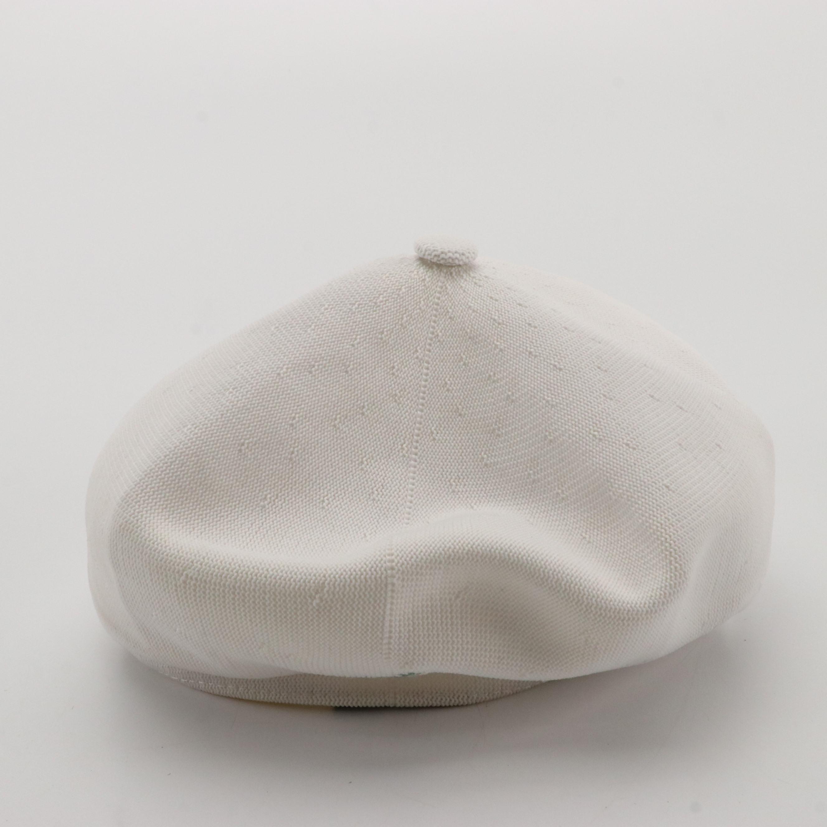 Kangol Tropic Ventair 504 Sage & Yellow Flat Caps, White Tropic Spitfire Cap