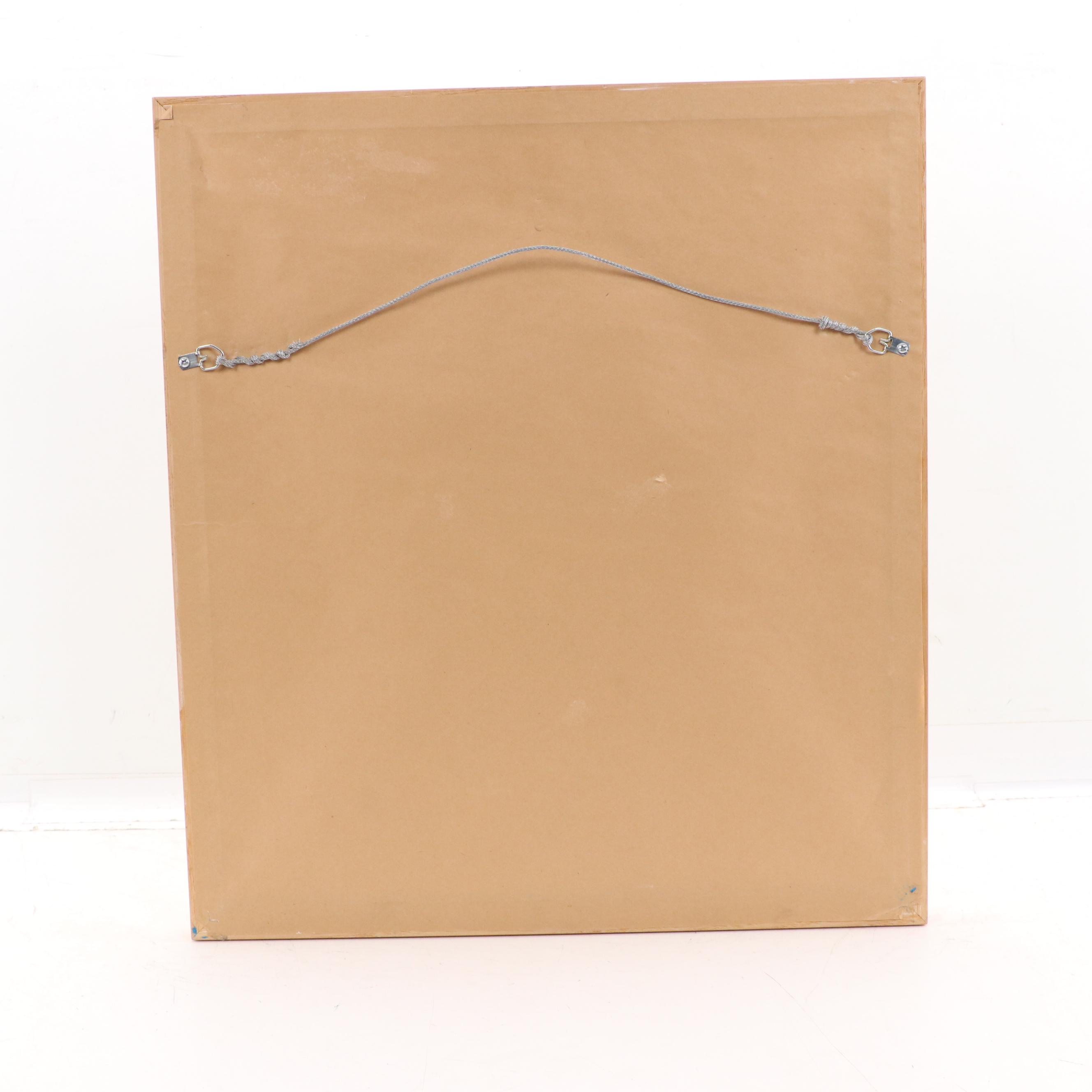 Michael Farrell Hill Native American Portrait Watercolor Painting, 1987