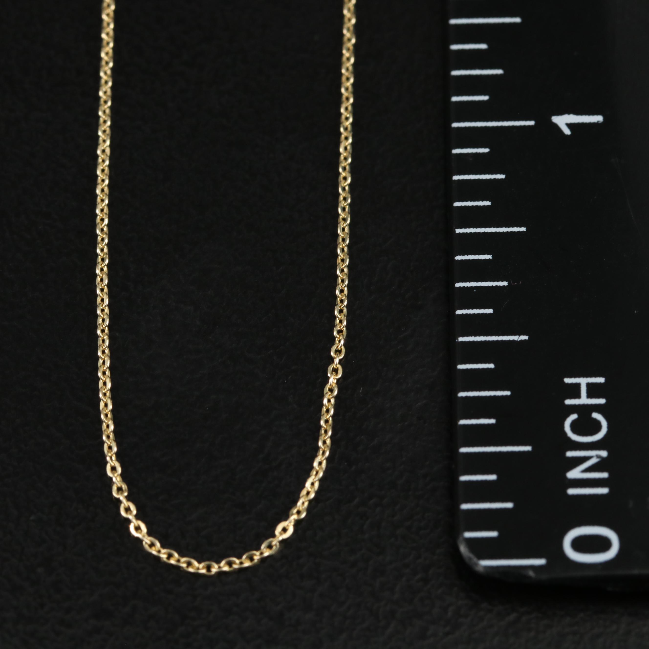 14K Fancy Chain Necklace