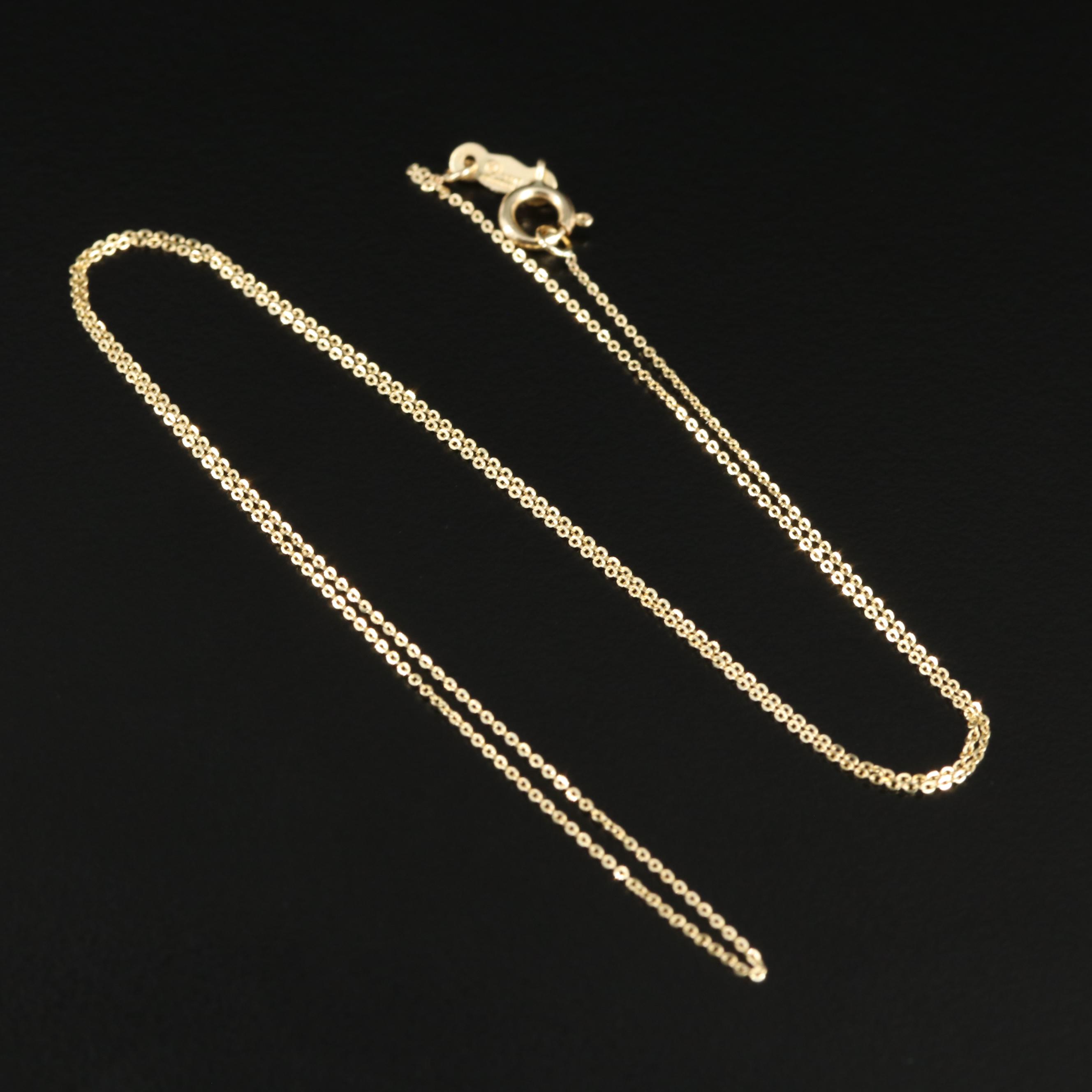 14K Fancy Chain Necklace