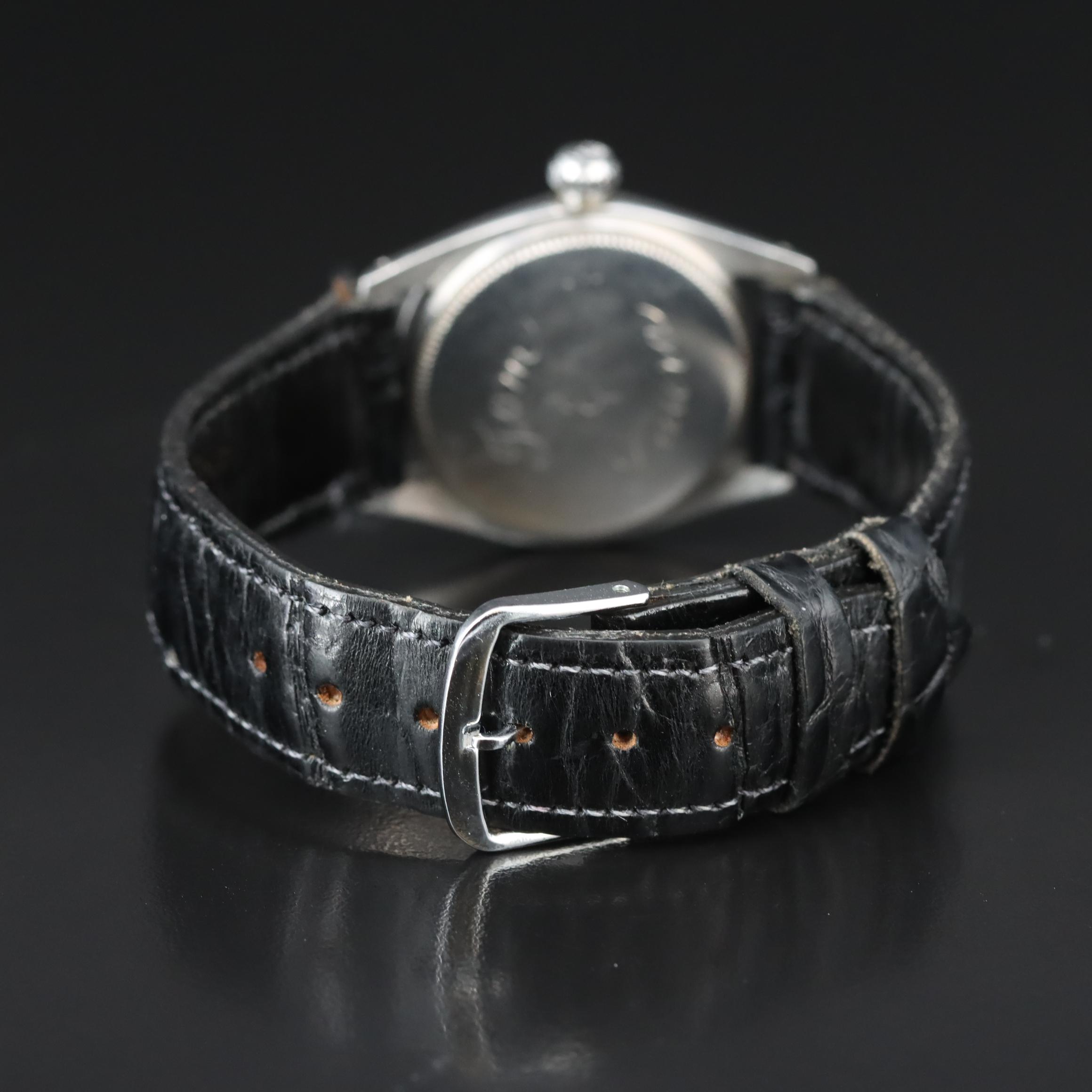 1963 Rolex Oyster Speedking Stem Wind Stainless Steel Watch