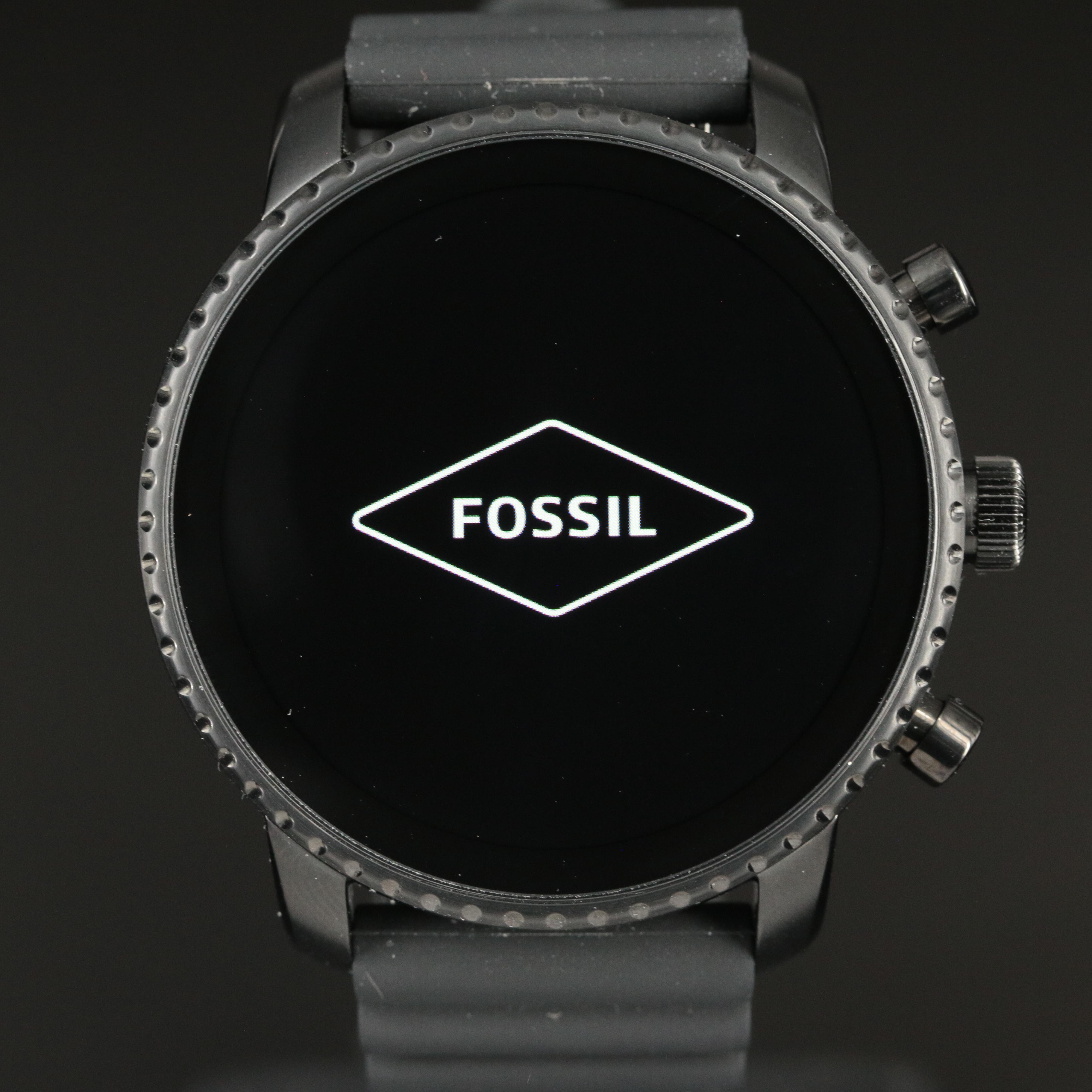 Fossil Gen 4 Explorist HR Smart Watch With Silicone Band