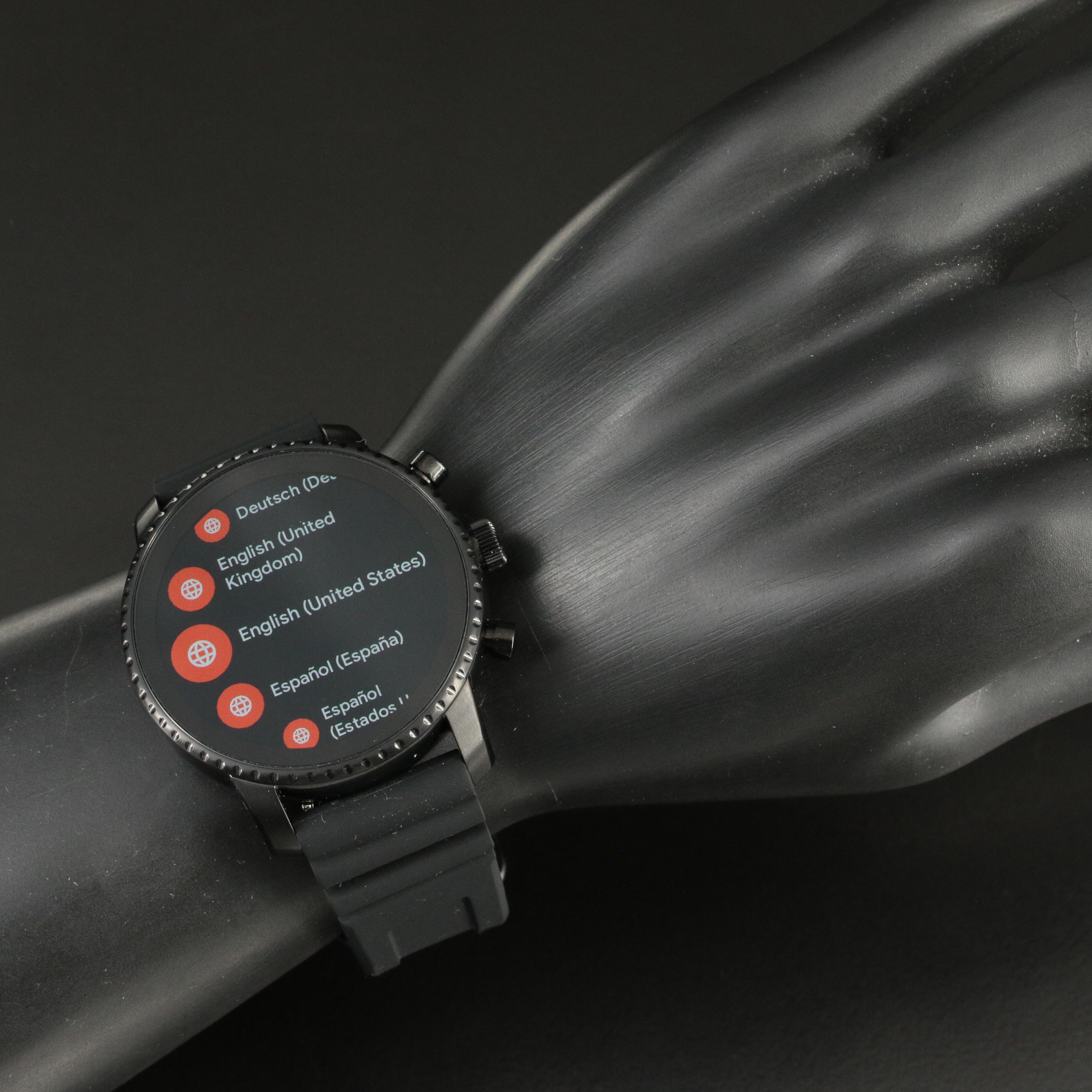 Fossil Gen 4 Explorist HR Smart Watch With Silicone Band