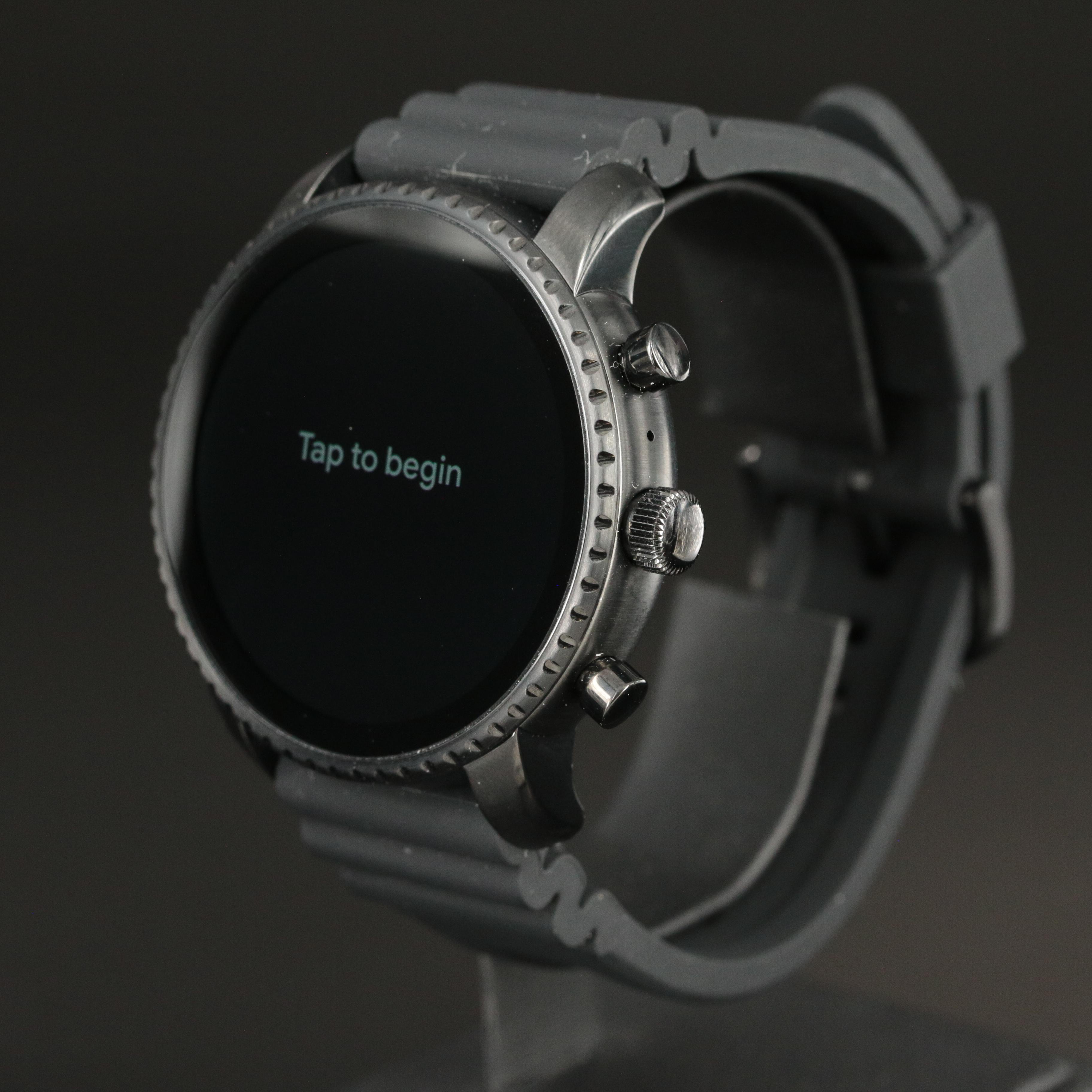 Fossil Gen 4 Explorist HR Smart Watch With Silicone Band