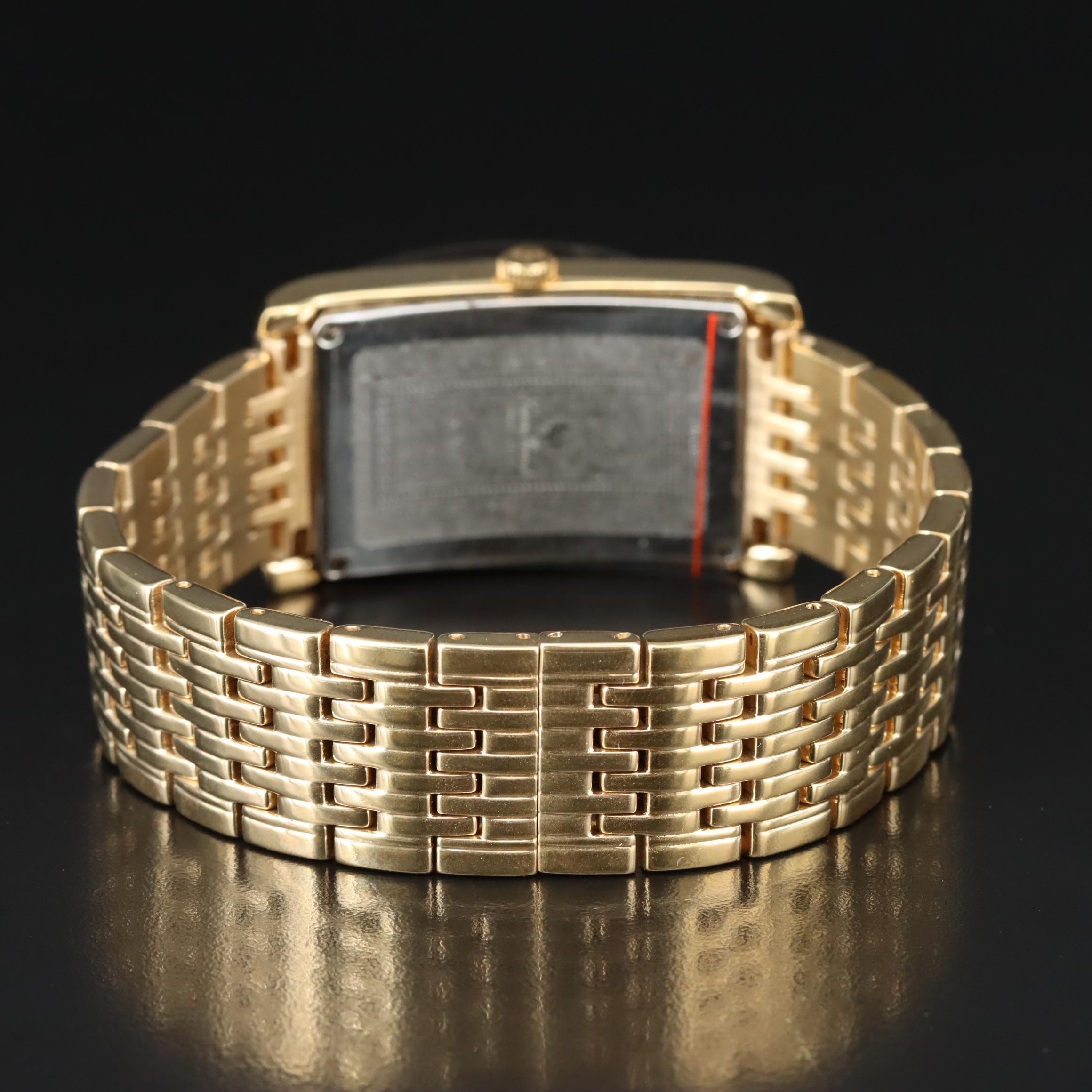 Lucien Piccard Stainless Steel Quartz Watch with Mother-of-Pearl Dial