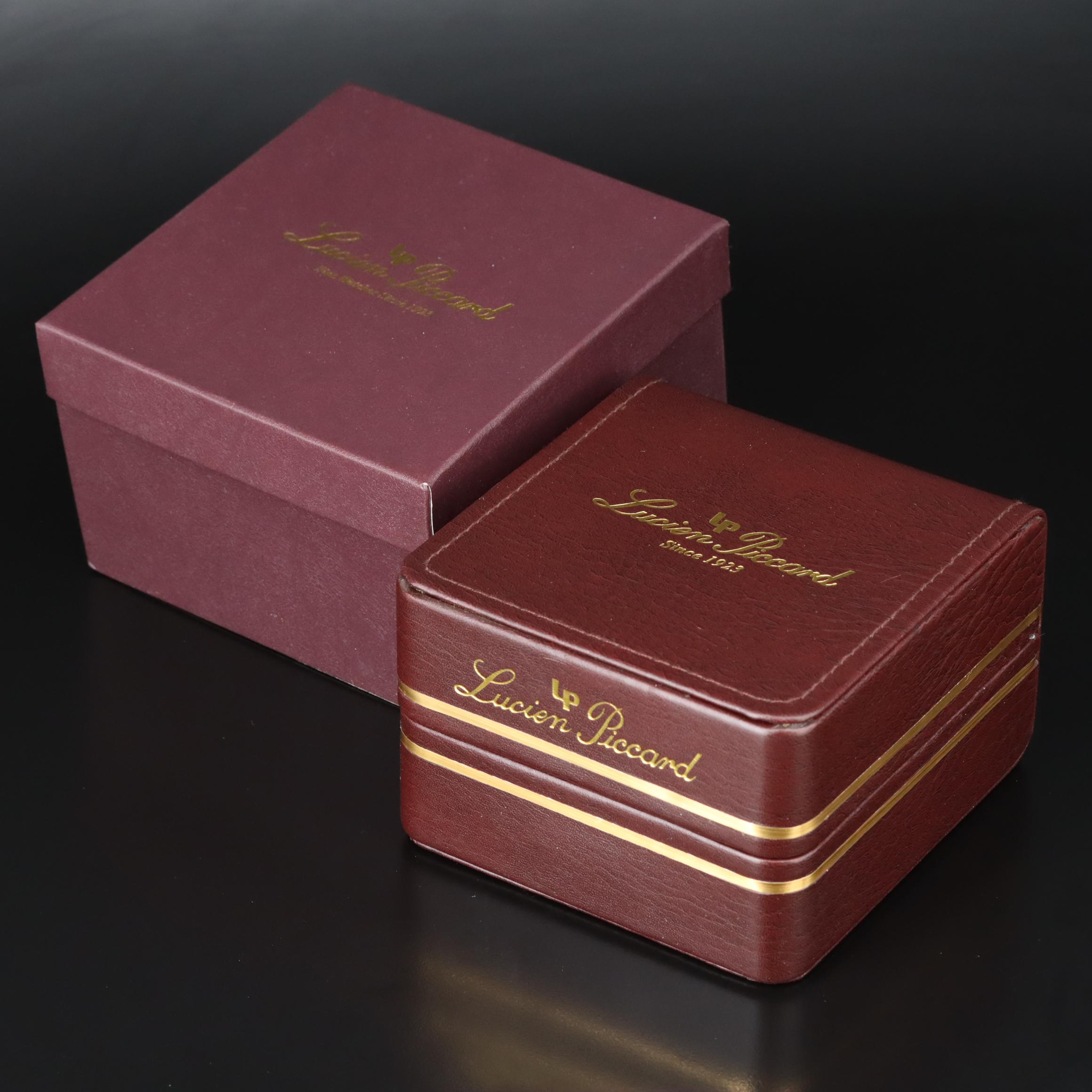 Lucien Piccard Stainless Steel Quartz Watch with Mother-of-Pearl Dial