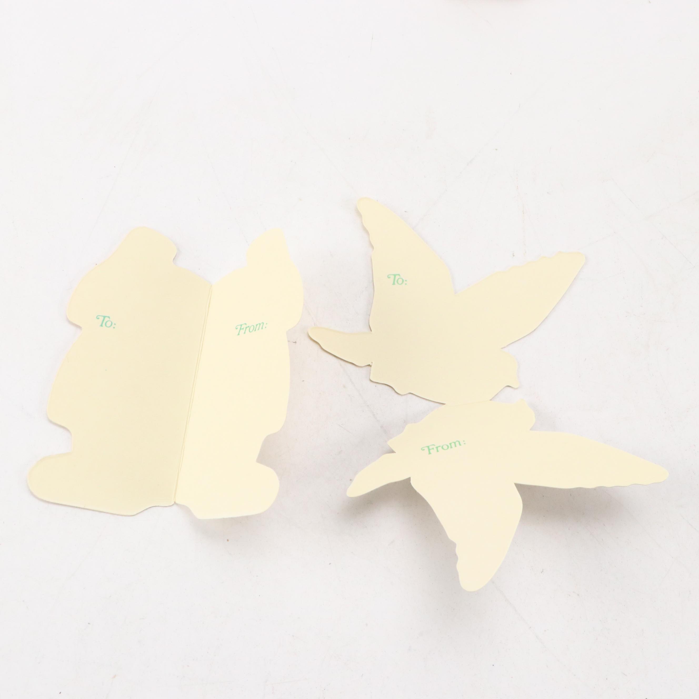 Embossed Leather Address Book with Greeting Cards