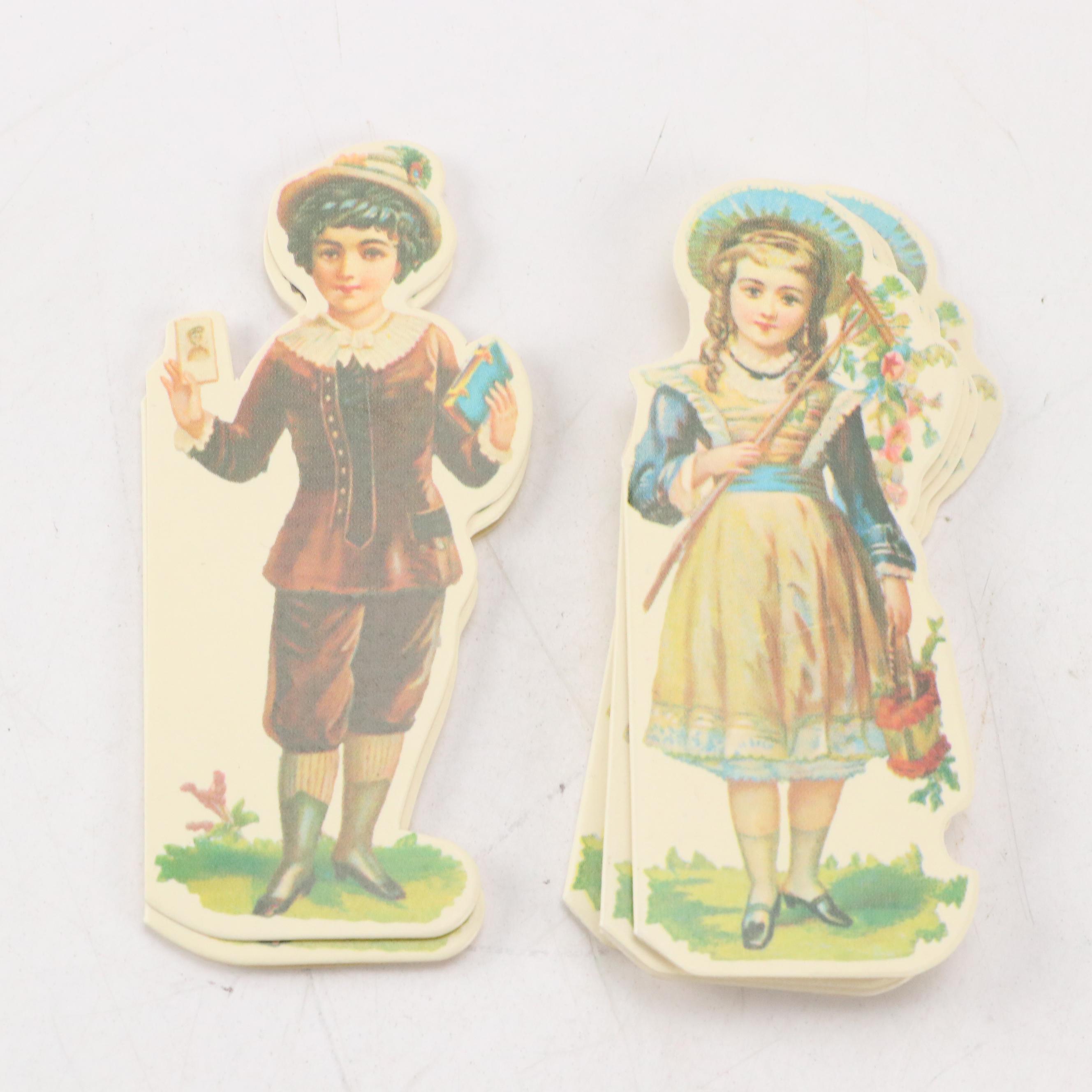 Embossed Leather Address Book with Greeting Cards