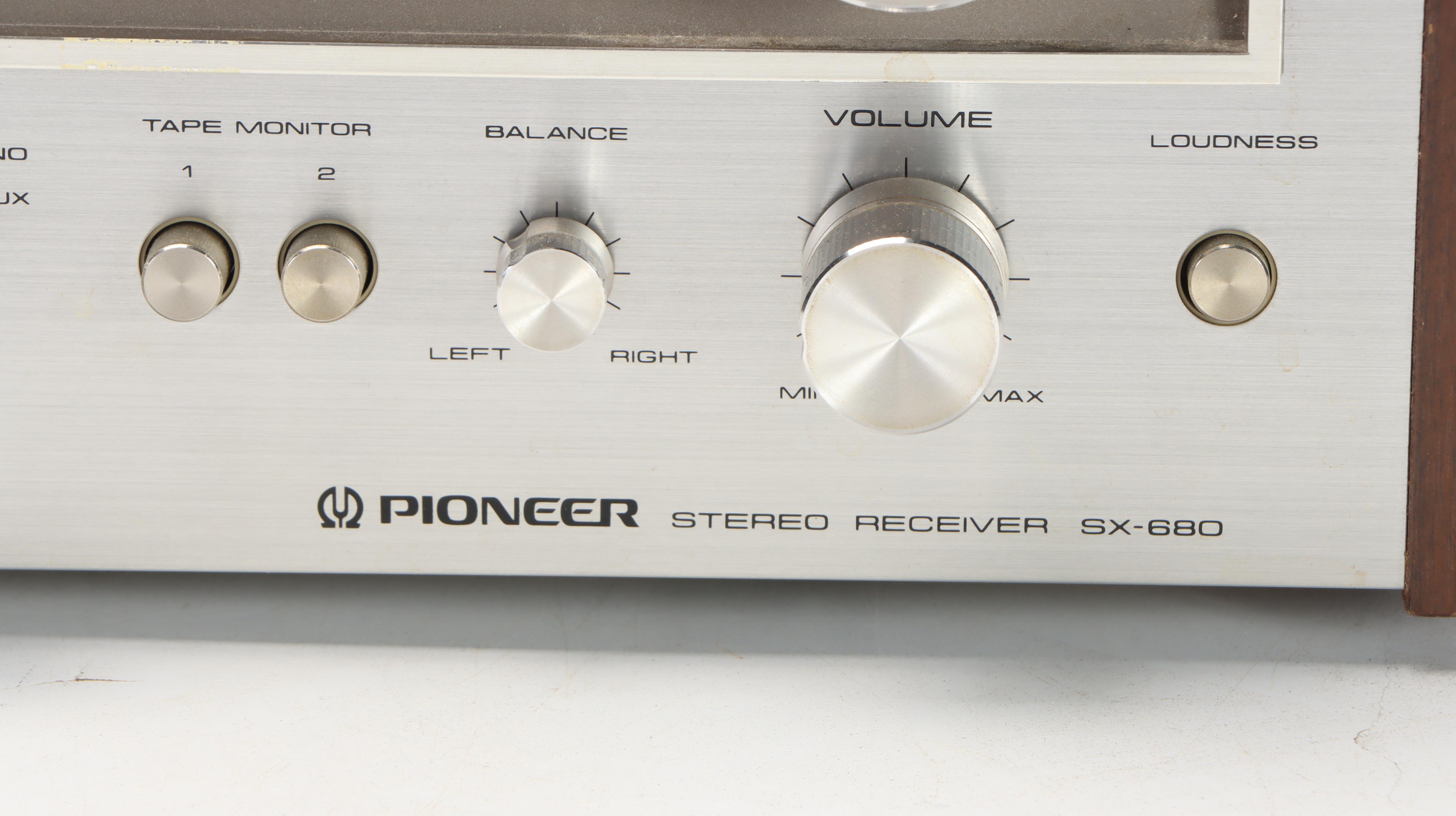 Pioneer SX-680 Receiver with TEAC X-306 Cassette Deck