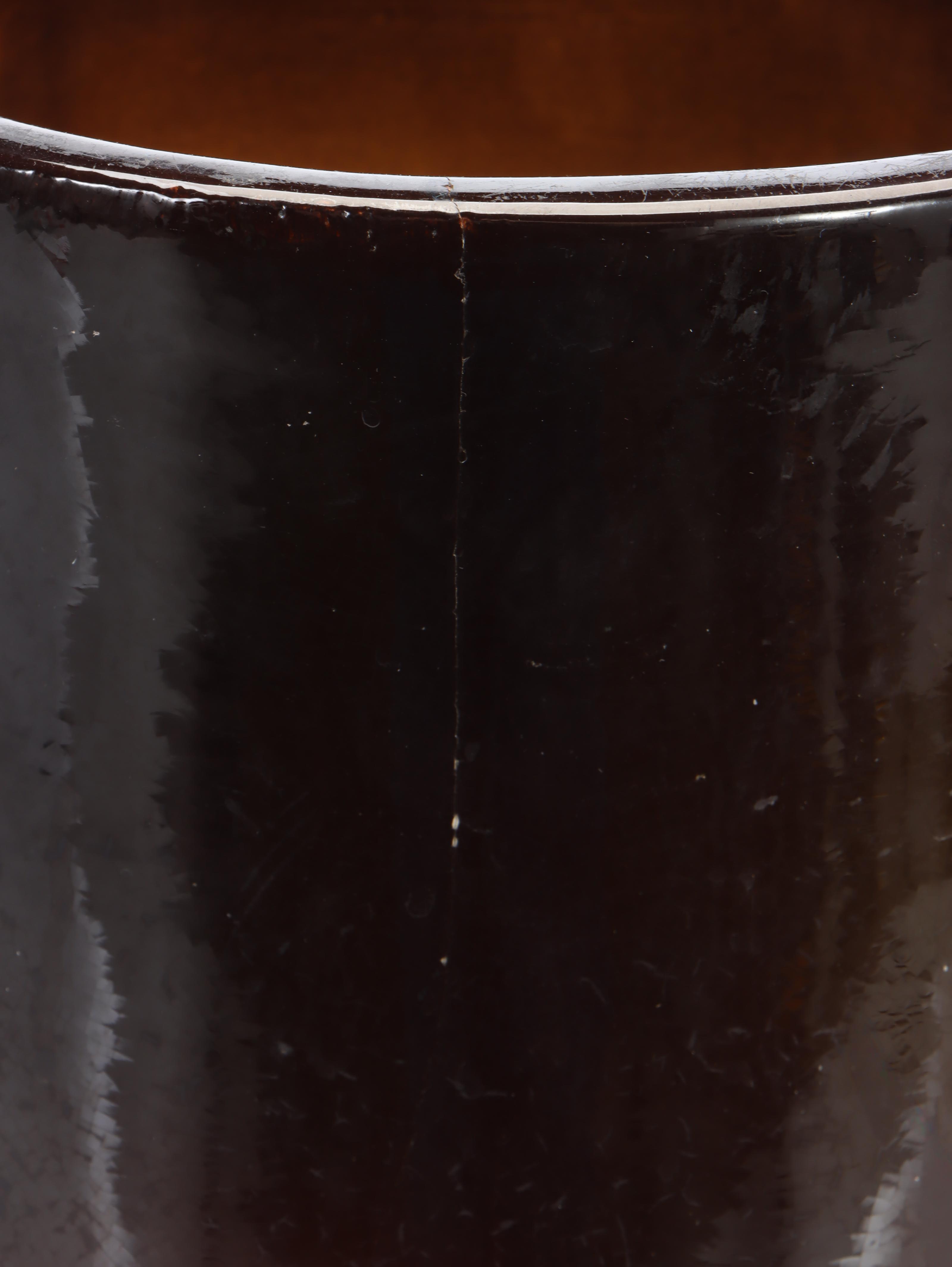 Weller Pottery Louwelsa Daffodil Umbrella Stand, Early 20th Century