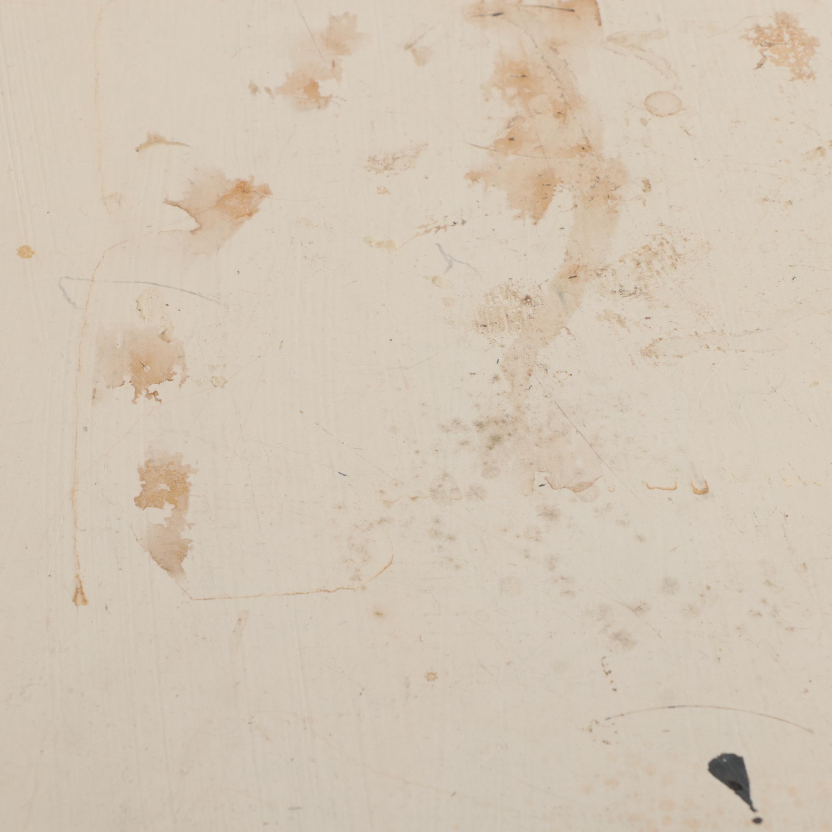 Cole Steel Mid Century Modern Painted Filing Cabinet with Hidden Safe