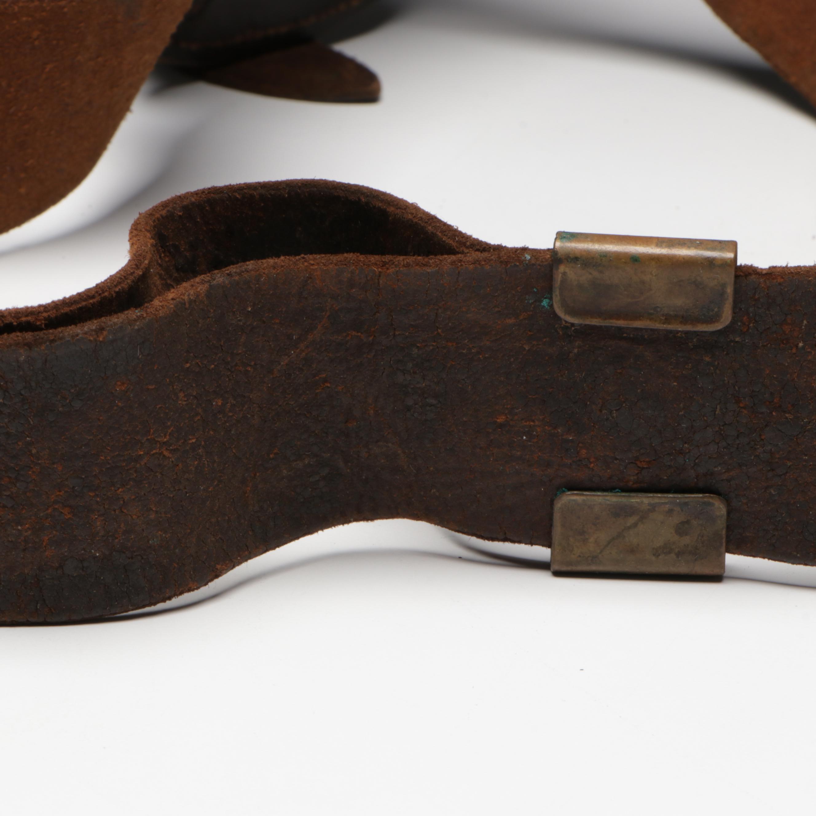 Civil War Era Watertown Arsenal Cap Box and Belt Plate with Later Cap Box