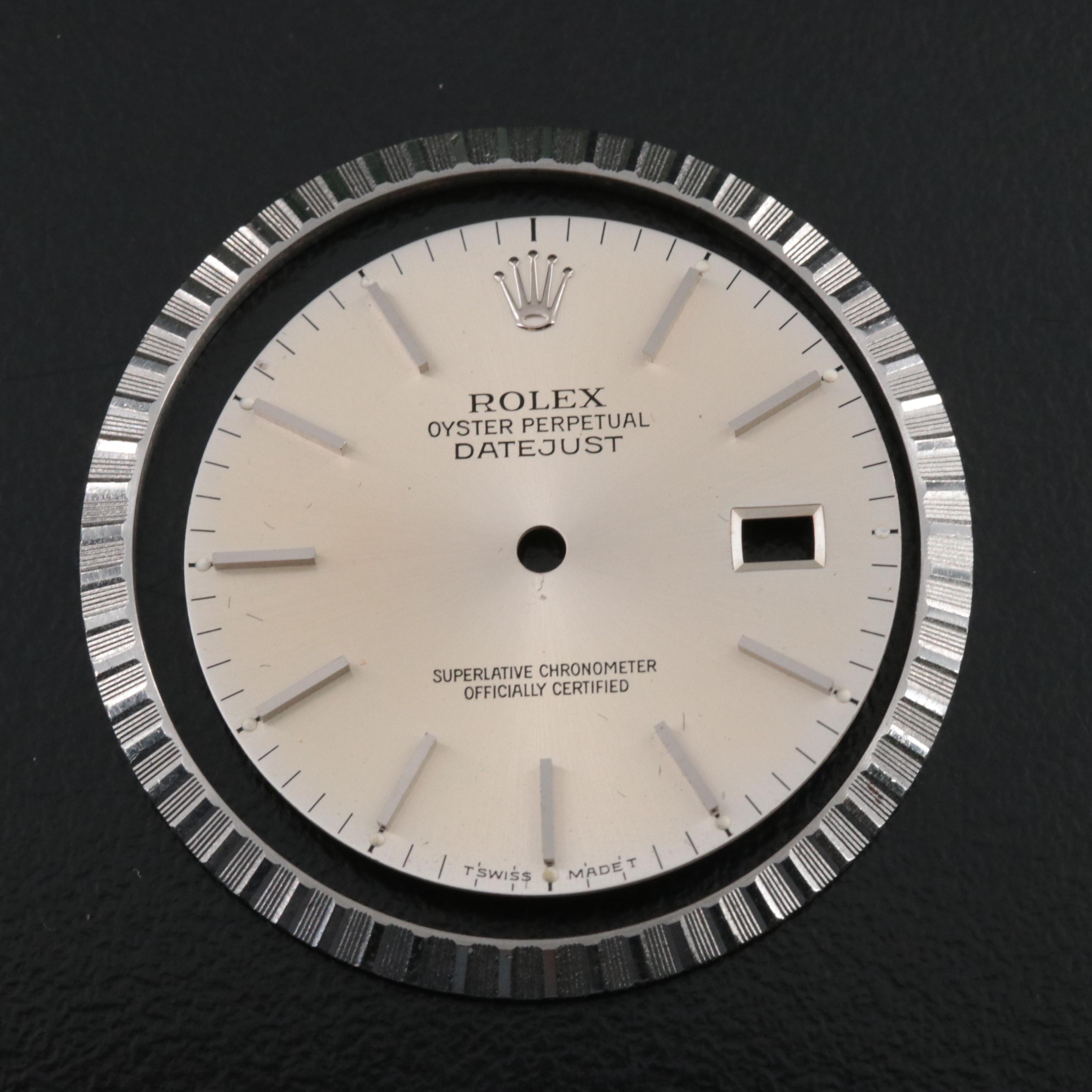 1986 Rolex Custom 1.26 CTW Diamond Dial and Bezel Datejust Watch
