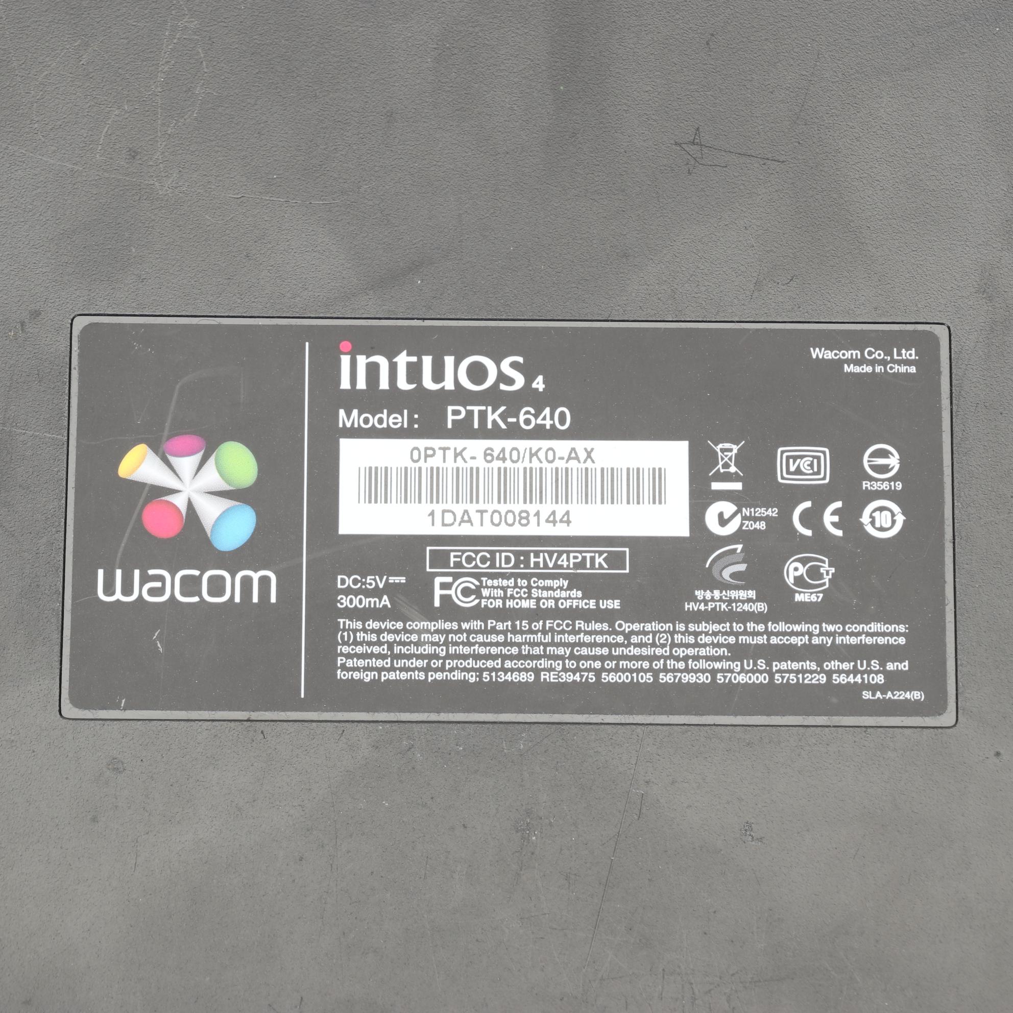 Two Wacom Intuos4 PTK-640 Graphics Tablets