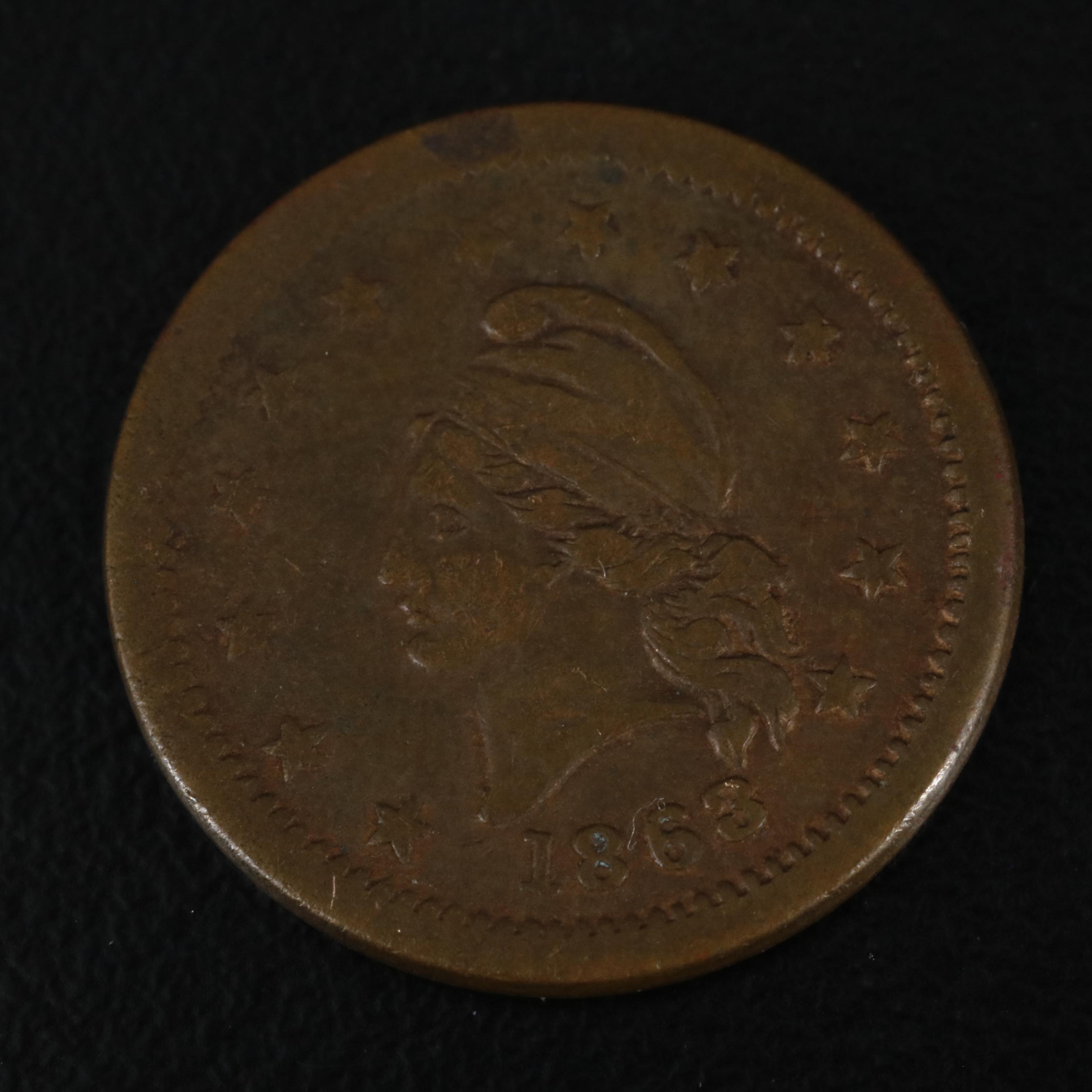 Three Civil War Era Tokens