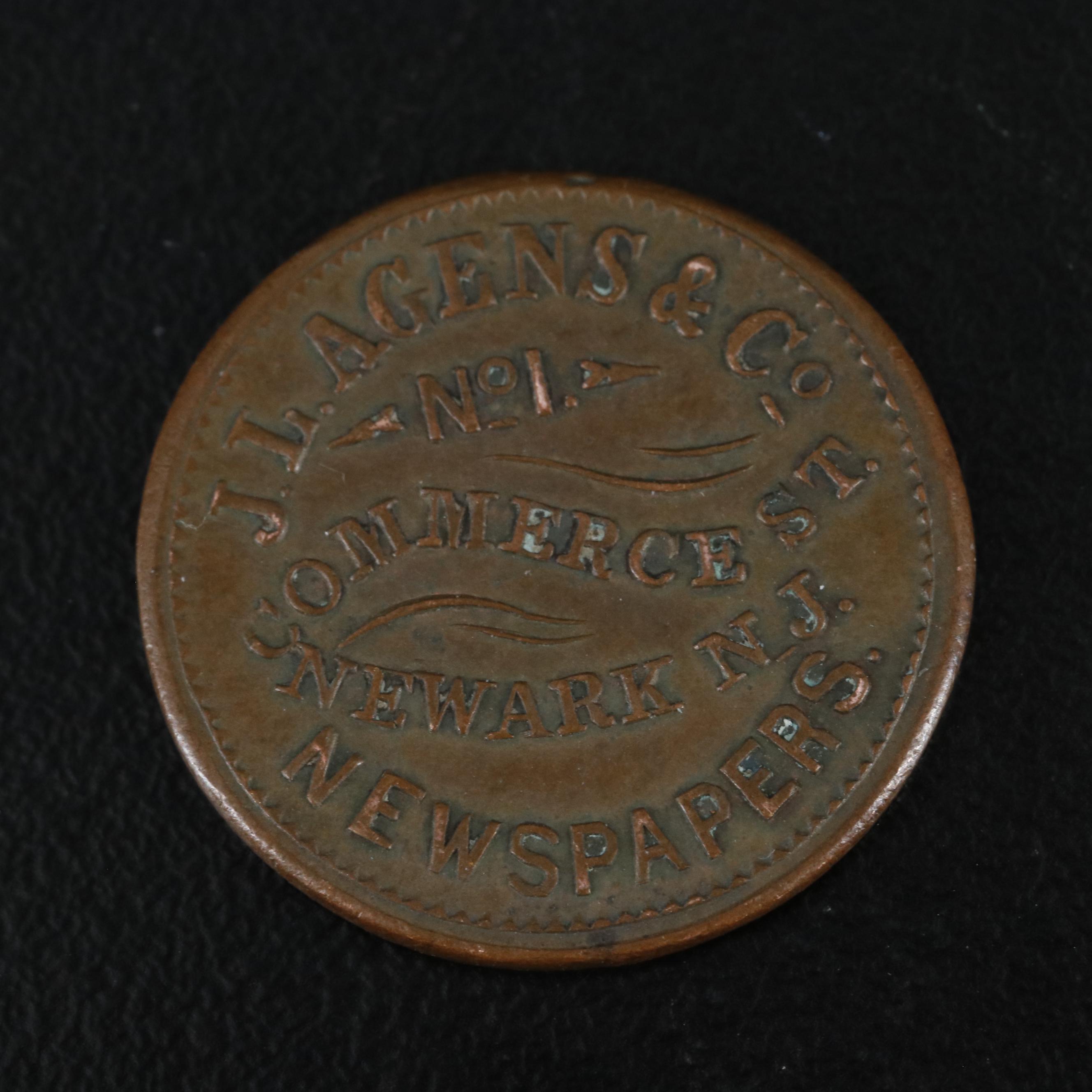 Three Civil War Era Tokens