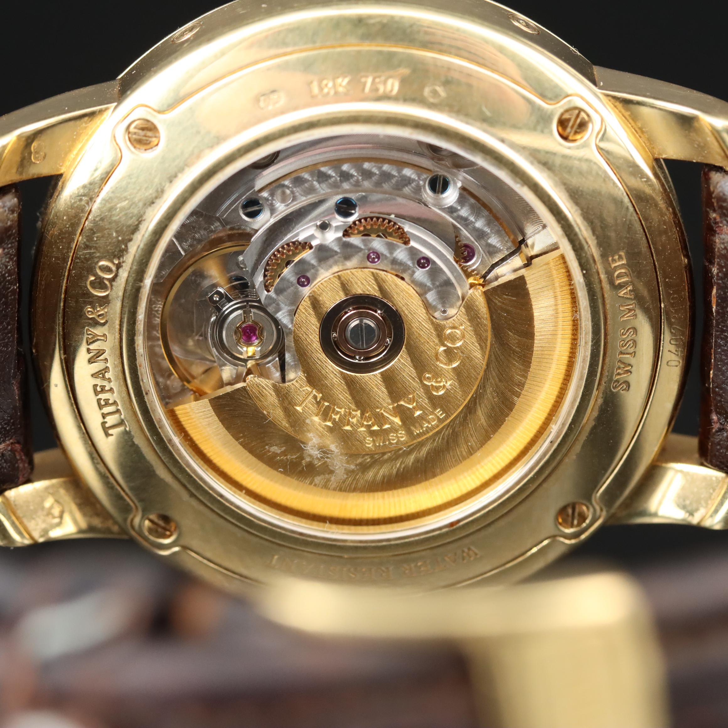 18K Tiffany & Co. Triple Calendar Moonphase Watch