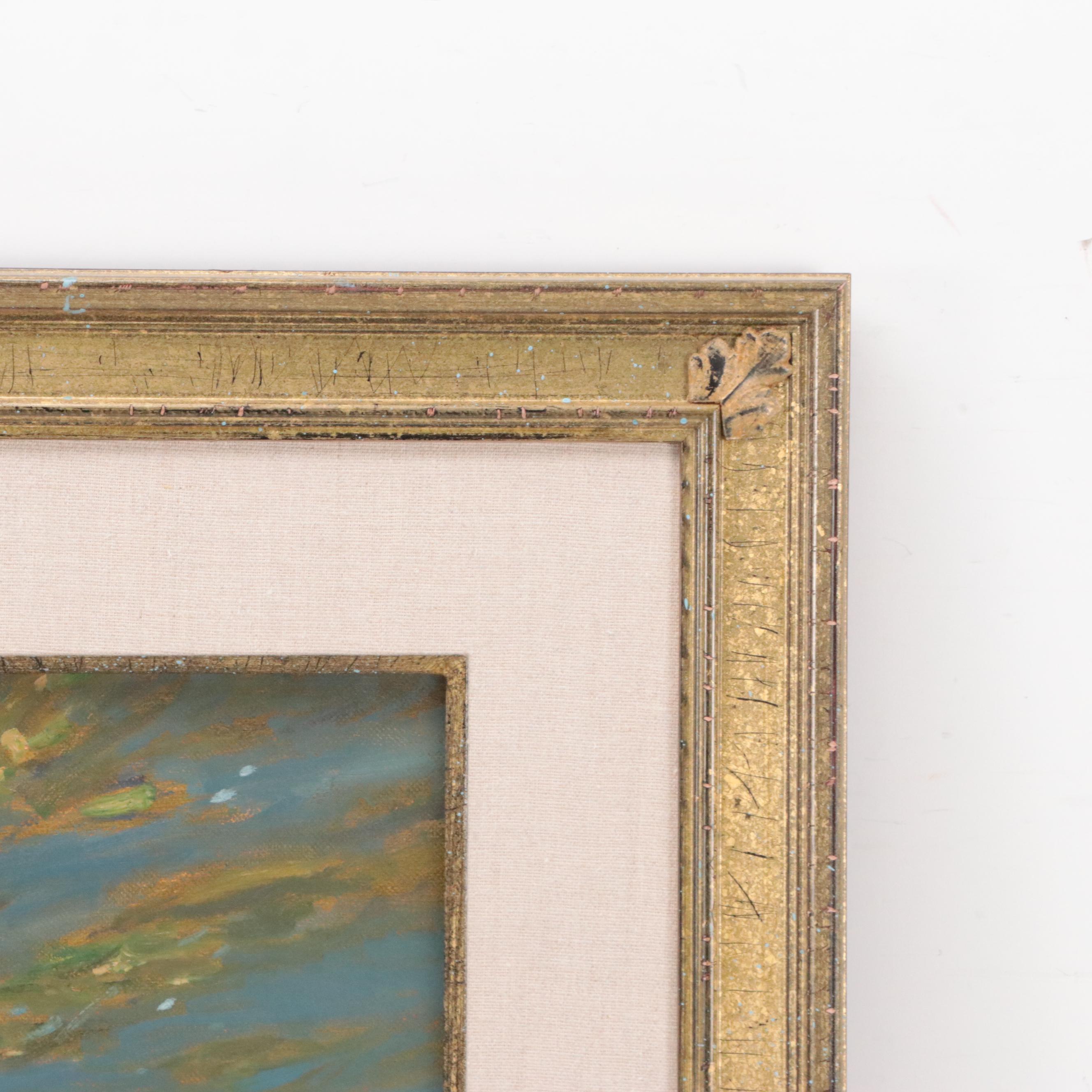 Mike Stidham Oil Painting "Roaring Fork Rainbow," 21st Century