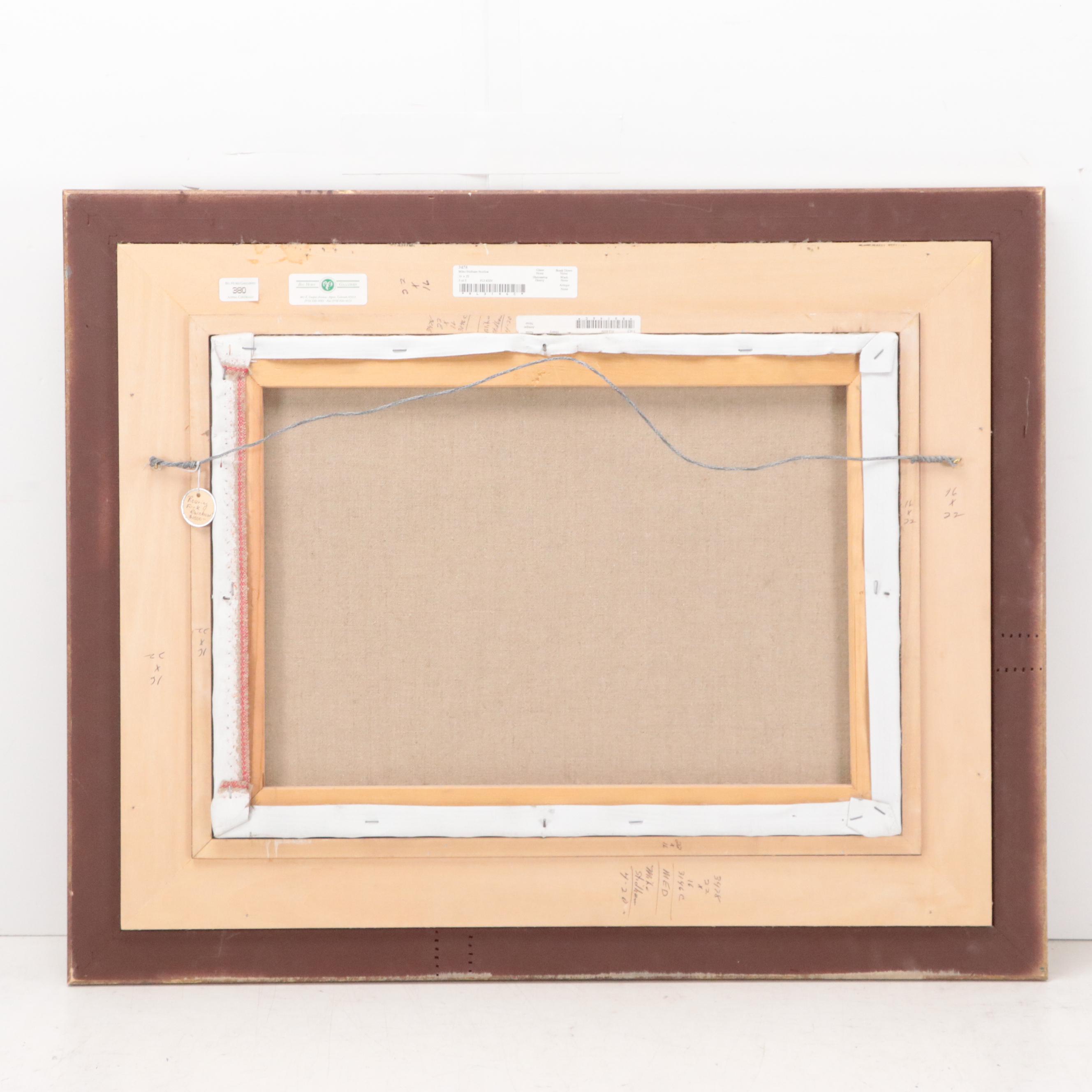 Mike Stidham Oil Painting "Roaring Fork Rainbow," 21st Century