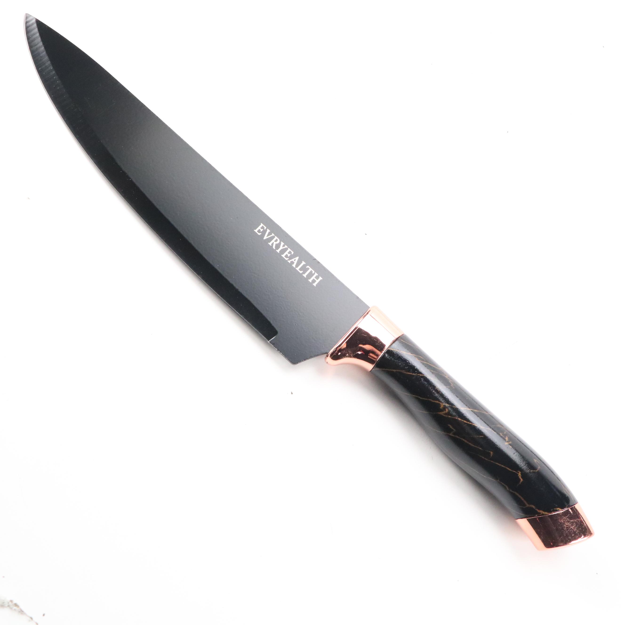 Evryealth Kitchen Knife Set with Block