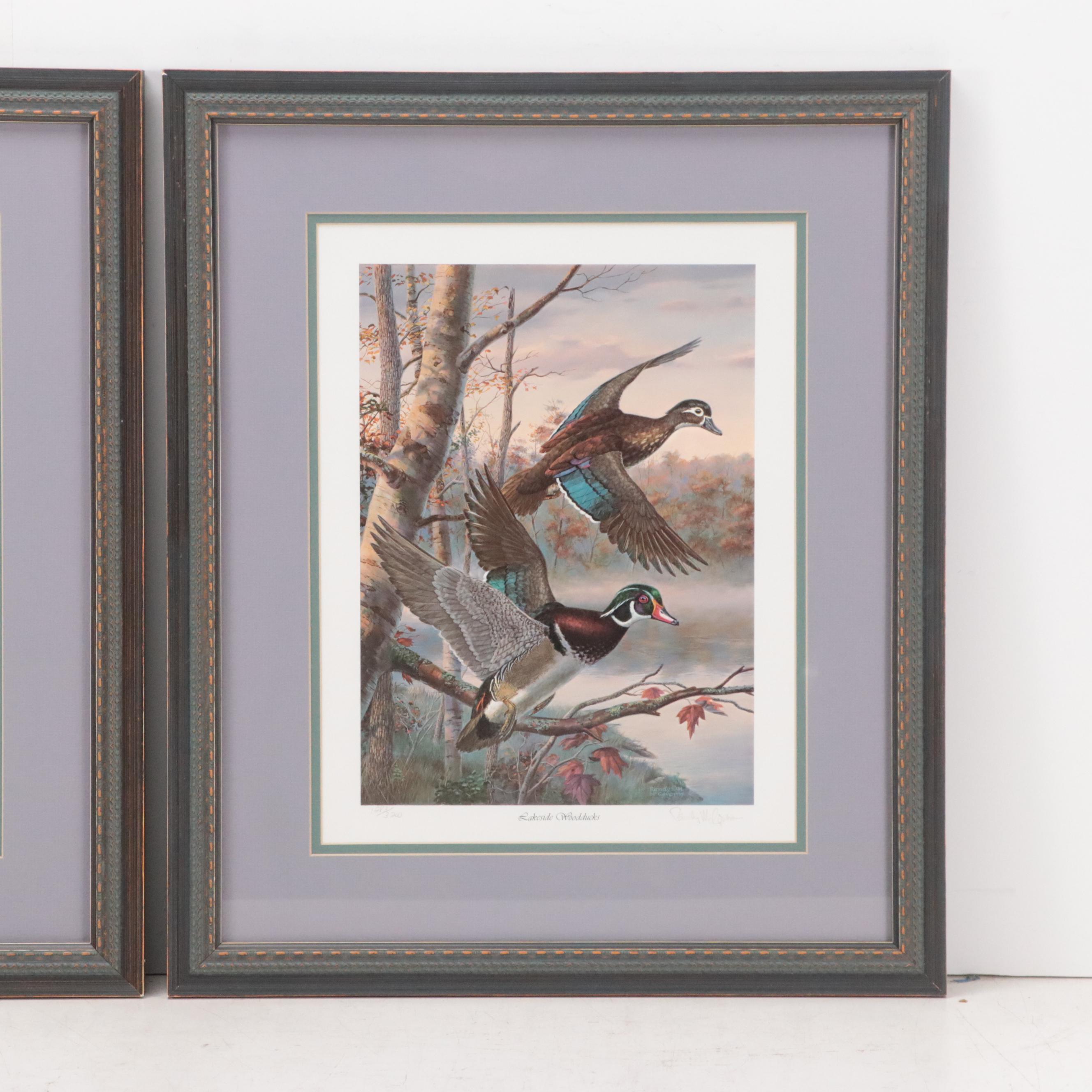Randy McGovern Offset Lithographs "Lakeside Woodducks" and "Timber Mallards"