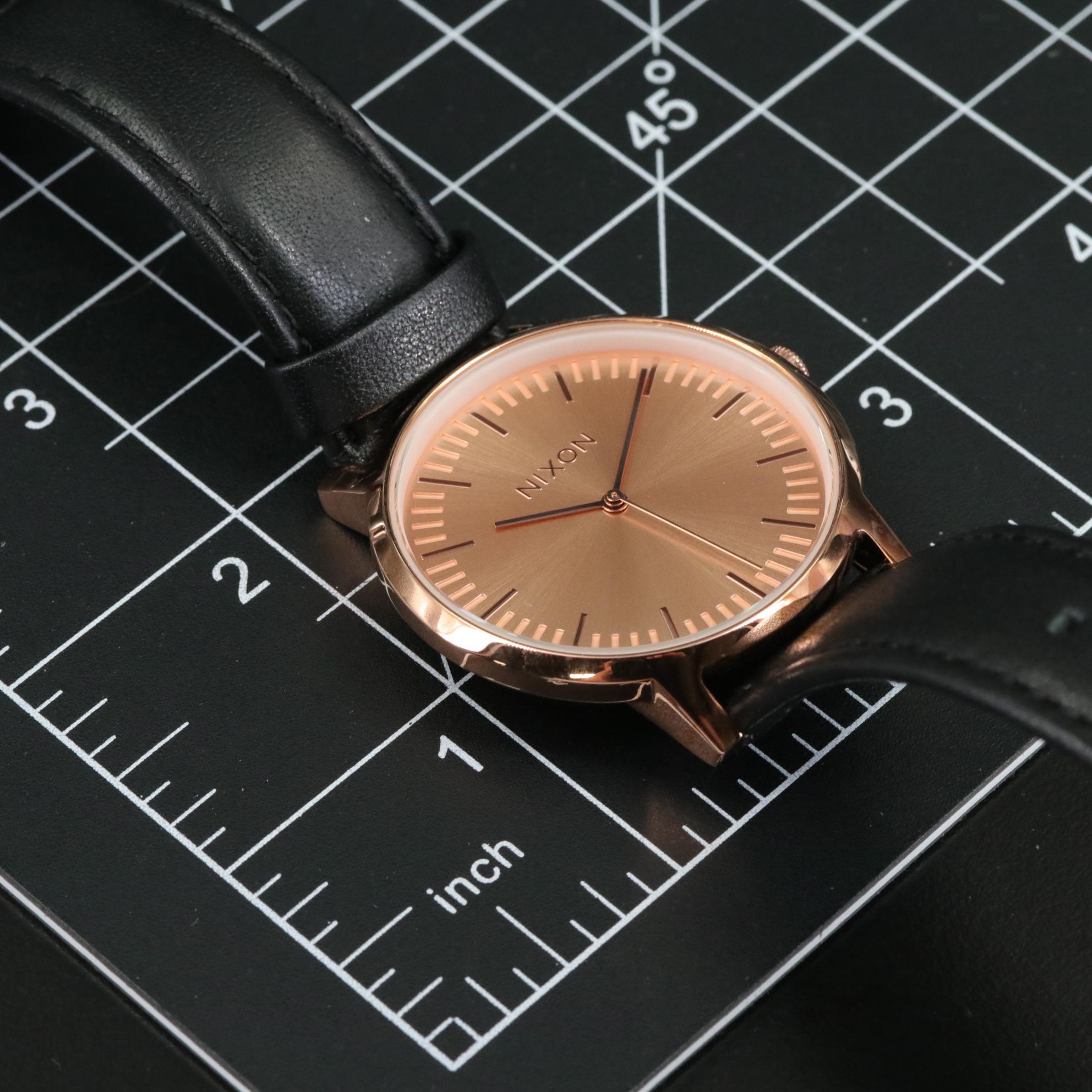 Nixon Porter All Rose Gold Tone Stainless Steel Quartz Watch