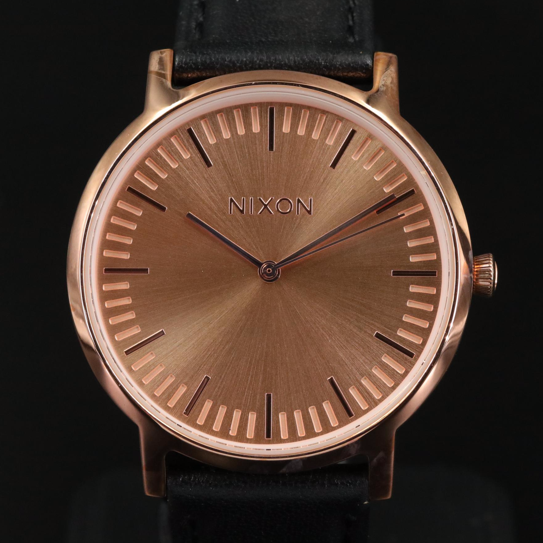 Nixon Porter All Rose Gold Tone Stainless Steel Quartz Watch