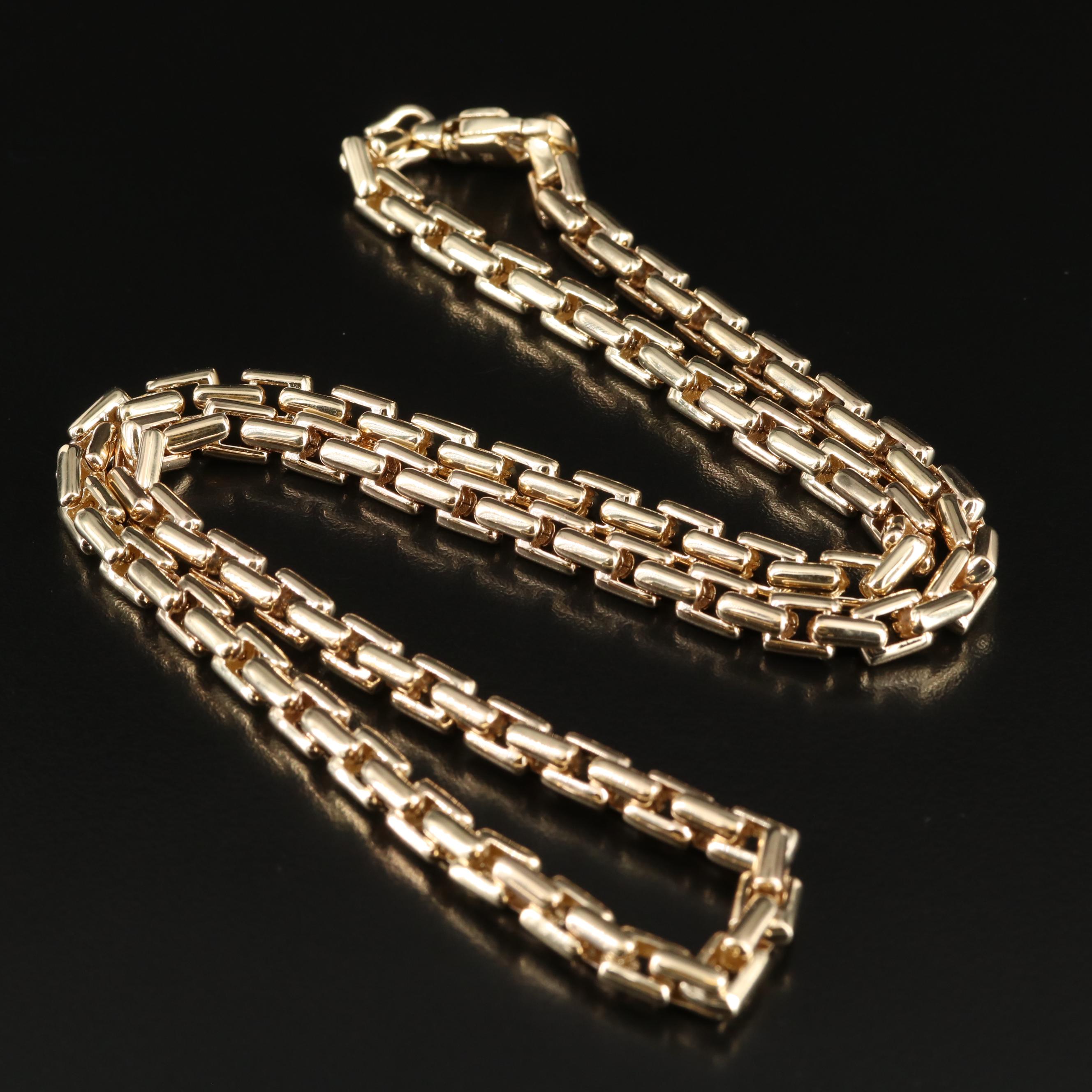 14K Box Chain Necklace