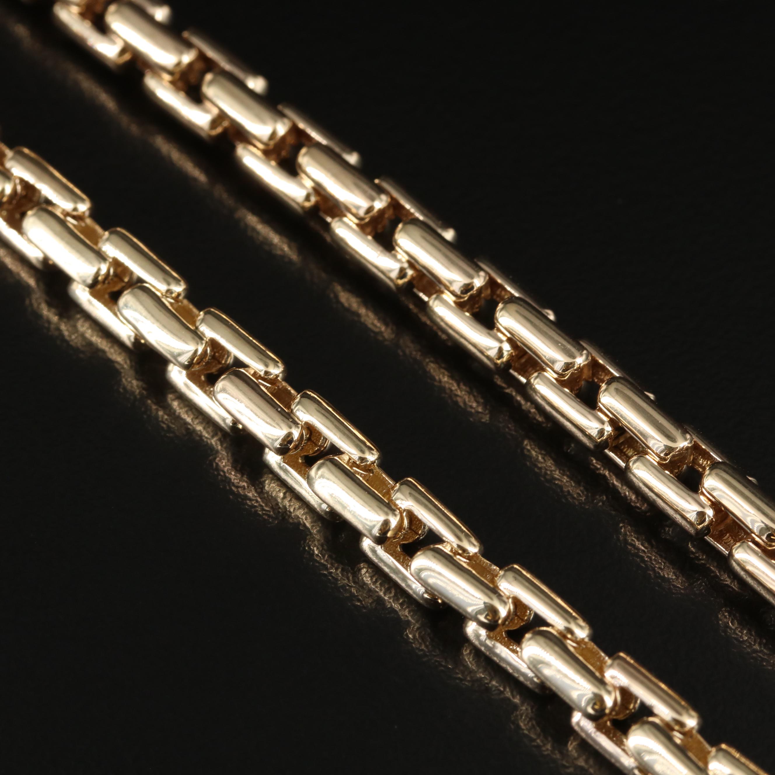 14K Box Chain Necklace