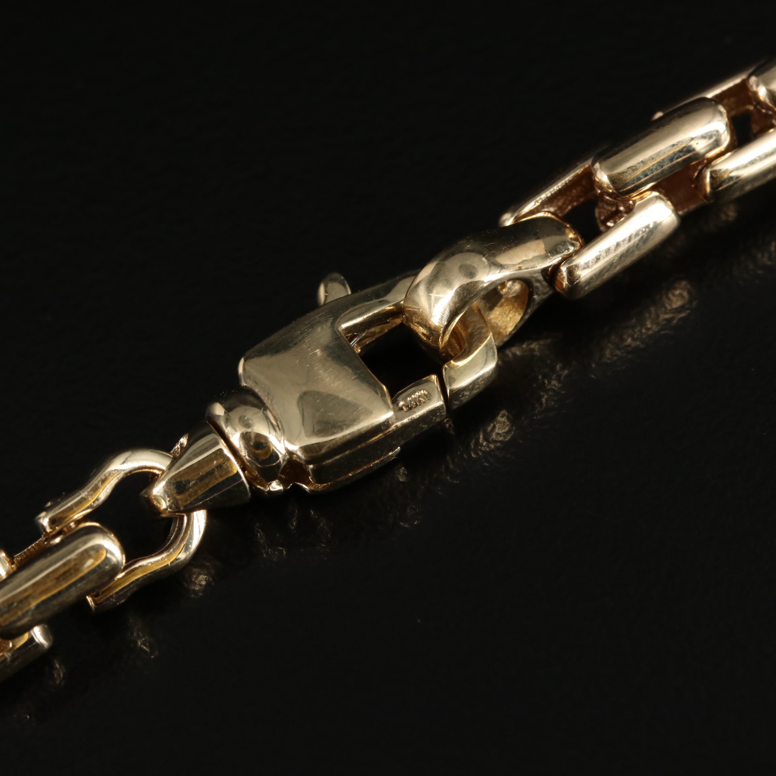 14K Box Chain Necklace