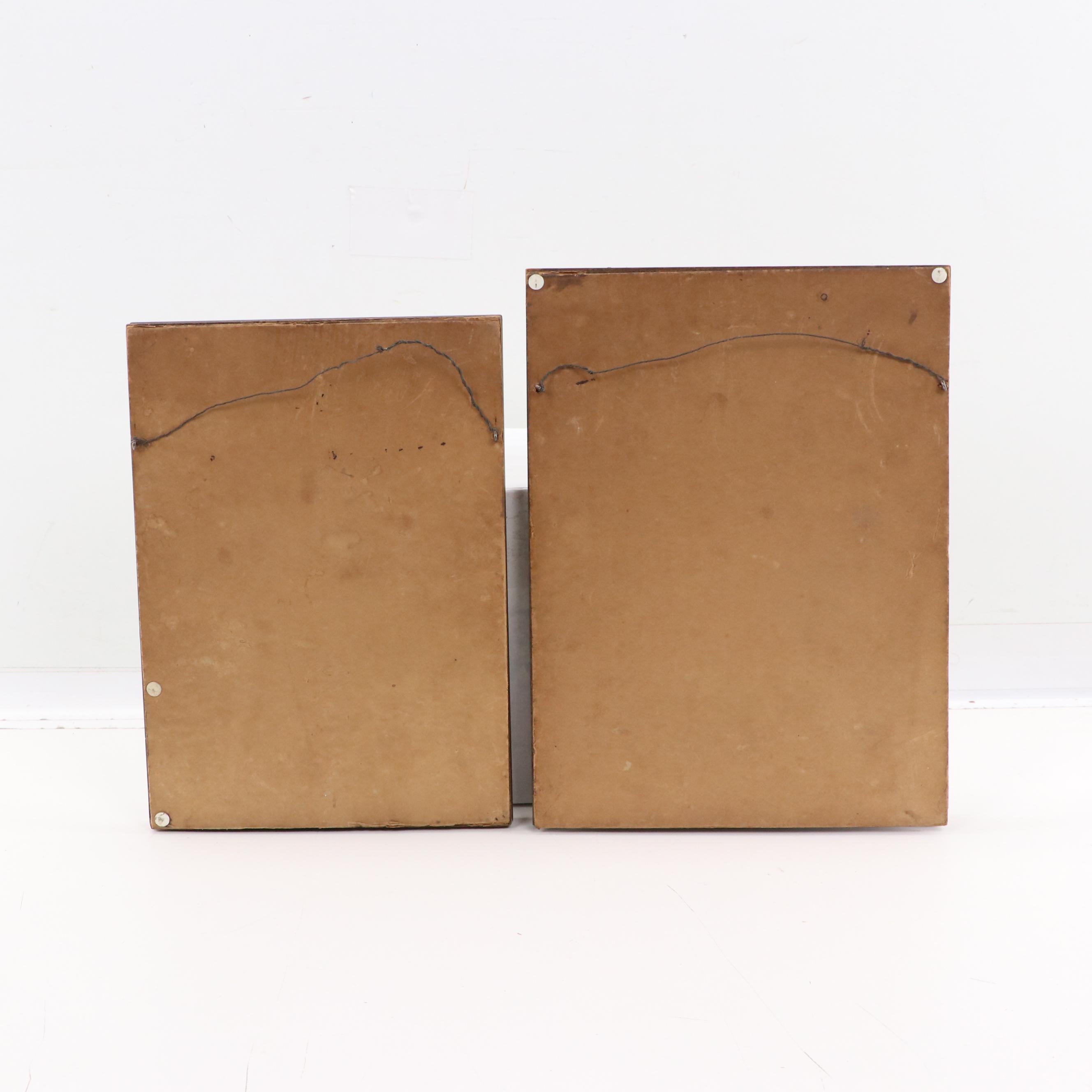 Aquatic Landscape Watercolor Paintings, Circa 1940