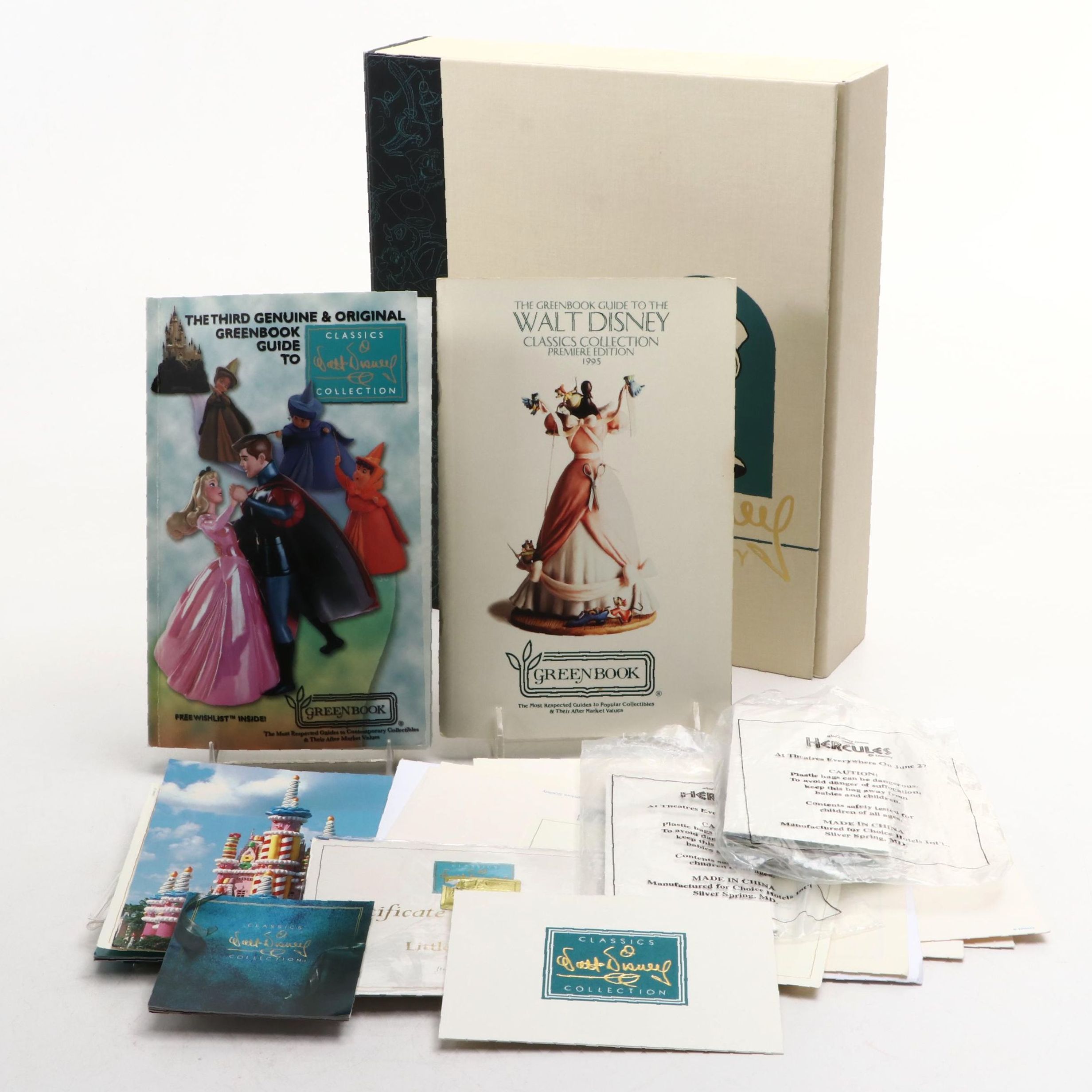 Walt Disney Collectors Society Membership Box with Greenbook Guides and More